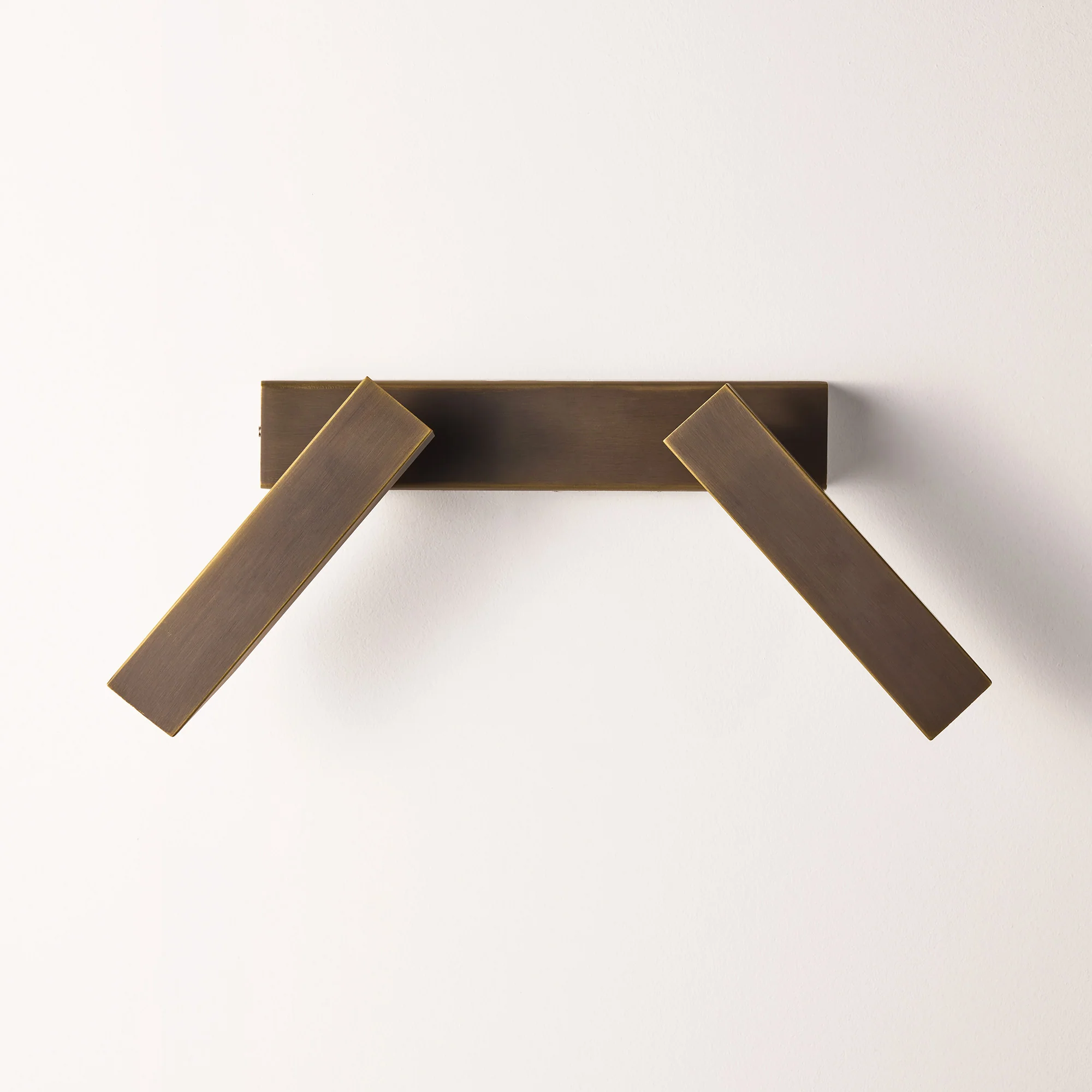 double Andor IP54 adjustable wall light in bronze - Image 8
