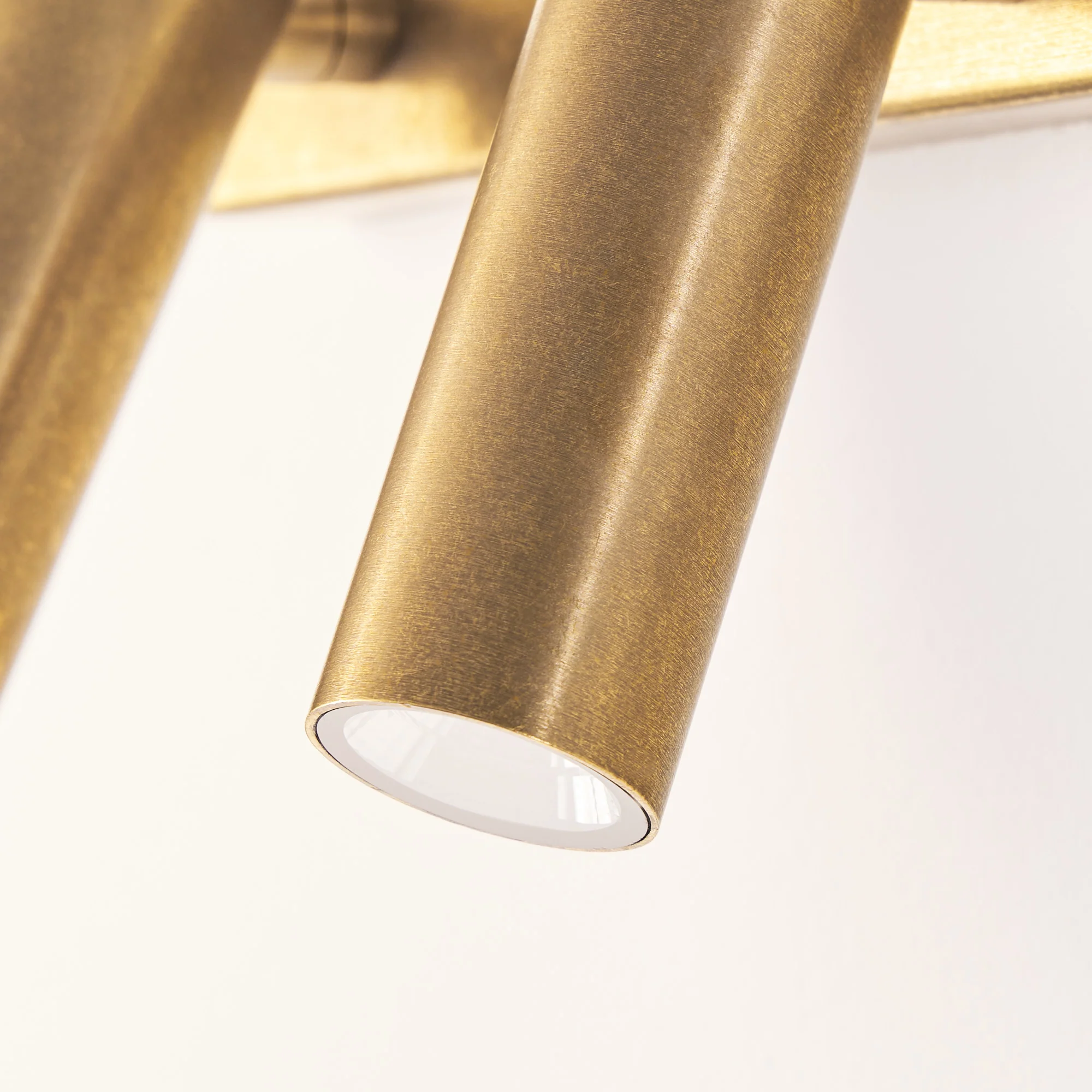 Double Austell IP54 spotlight in brass - Image 11