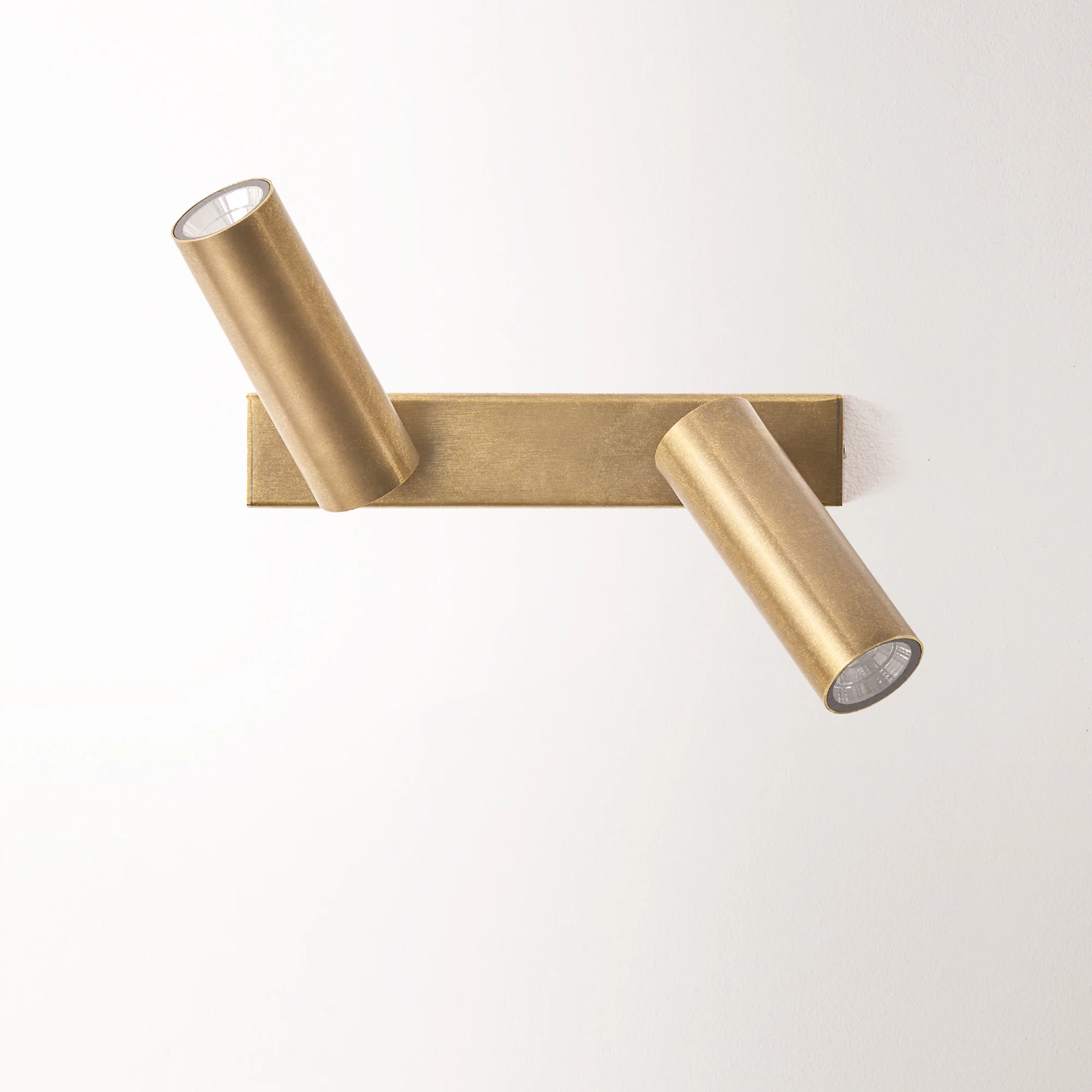 Double Austell IP54 spotlight in brass - Image 12