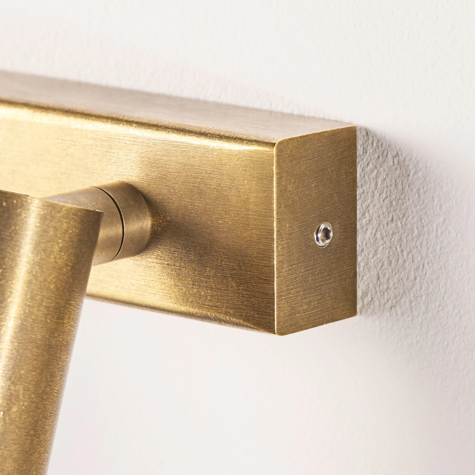 Double Austell IP54 spotlight in brass - Image 5