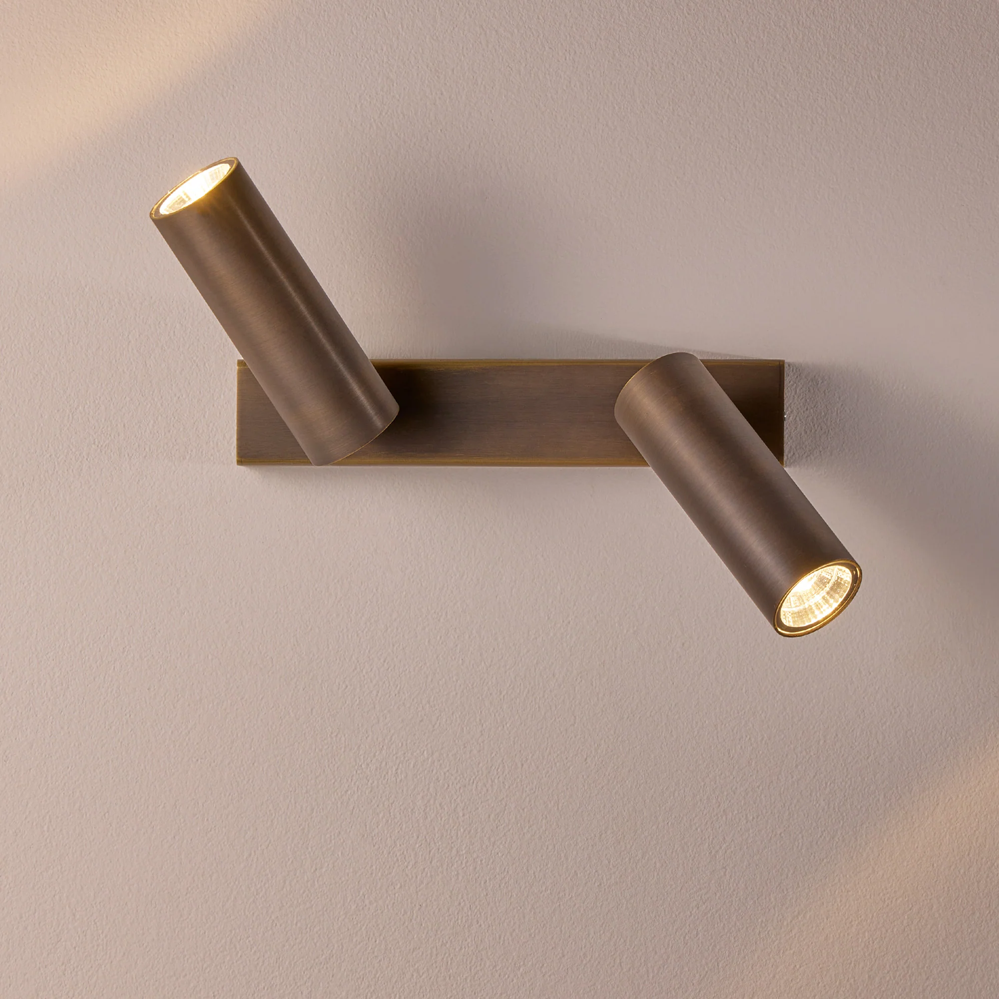 Double Austell IP54 spotlight in bronze - Image 13