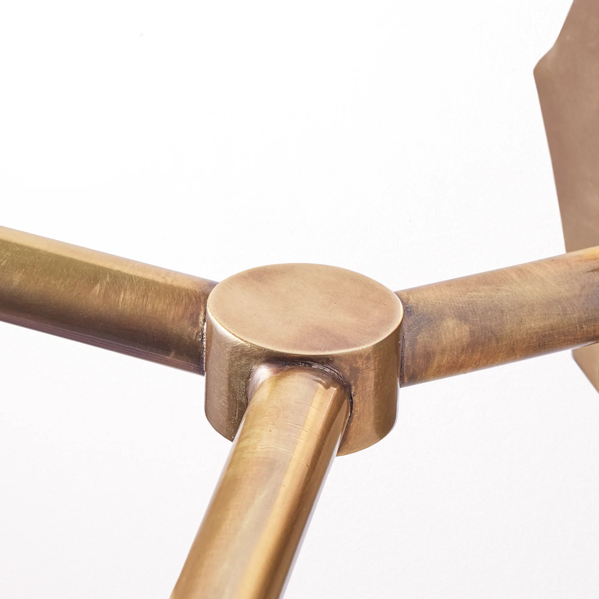 Double Insignia rechargeable wall fitting in antique brass - Image 5