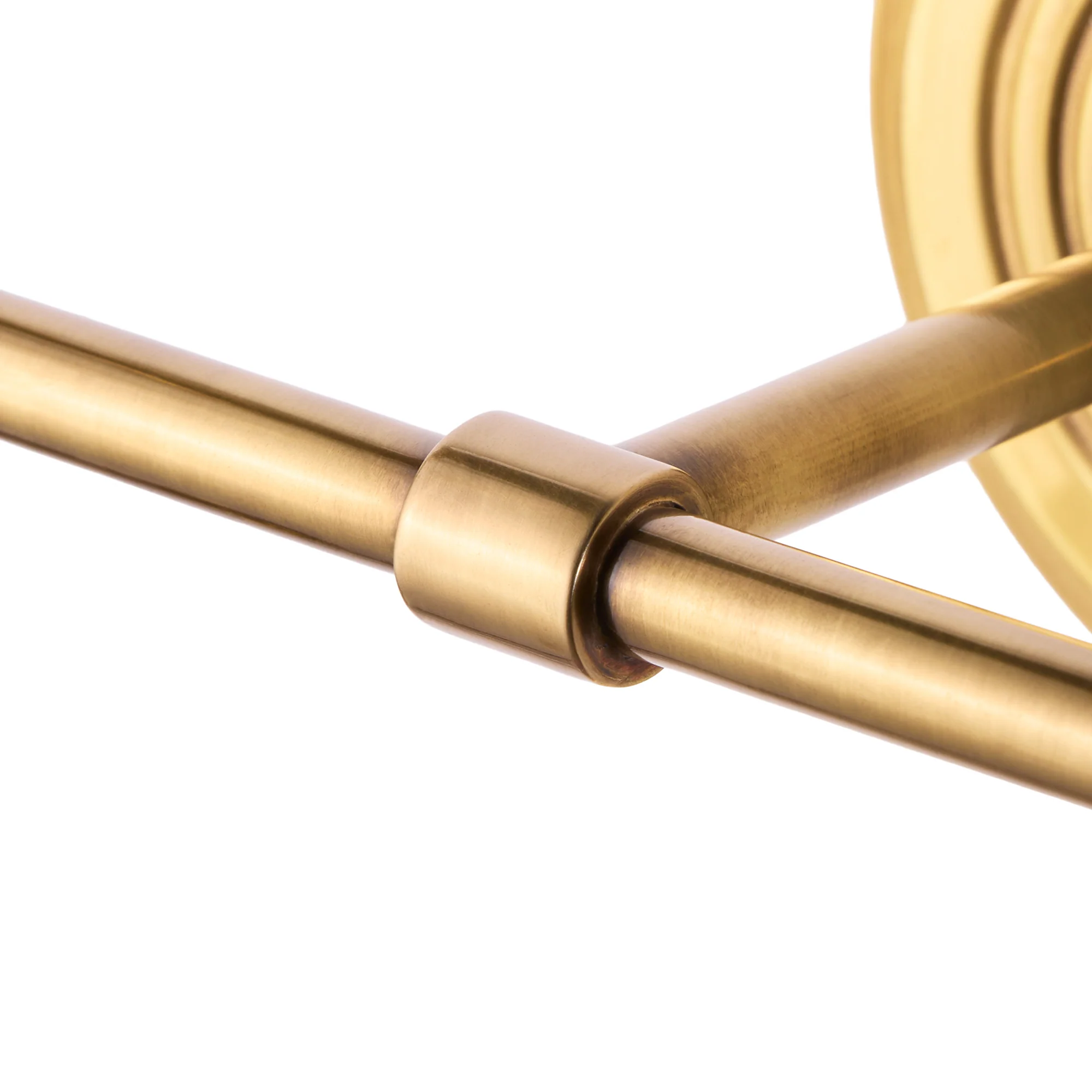 Double Parker wall fitting in antique brass - Image 2