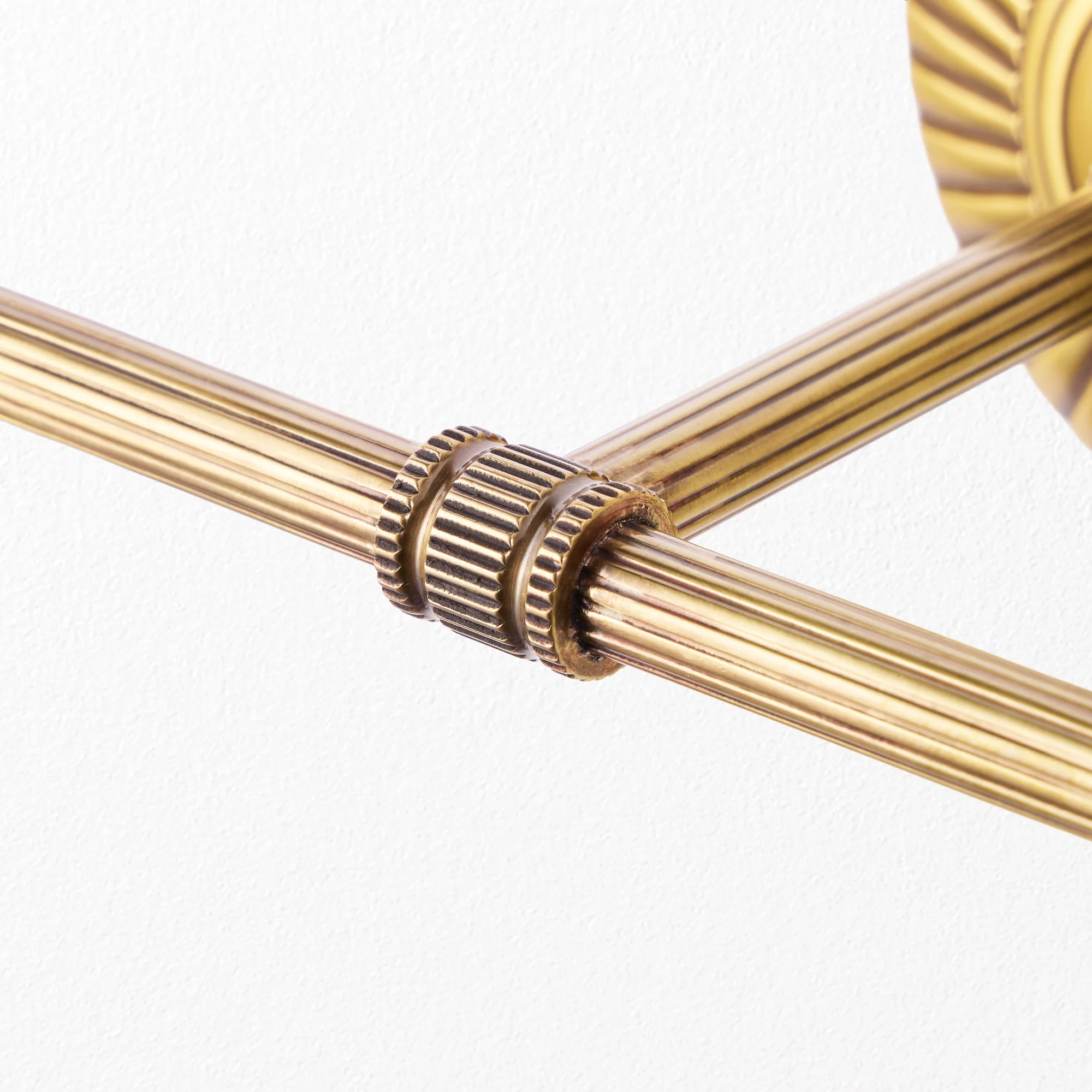 Double Raymond wall fitting in antique brass - Image 6