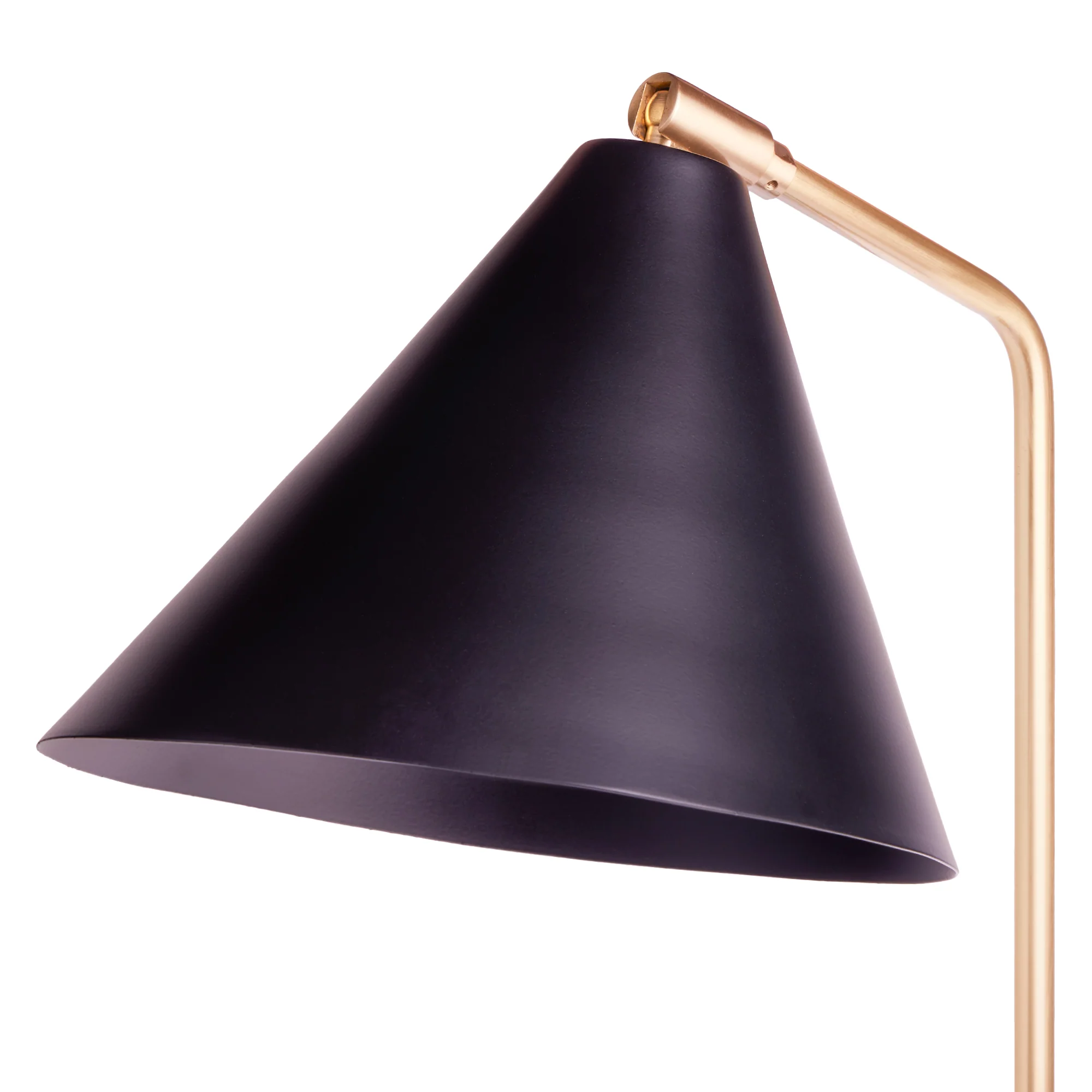Drax Desk light in brass and a black hood - Image 3