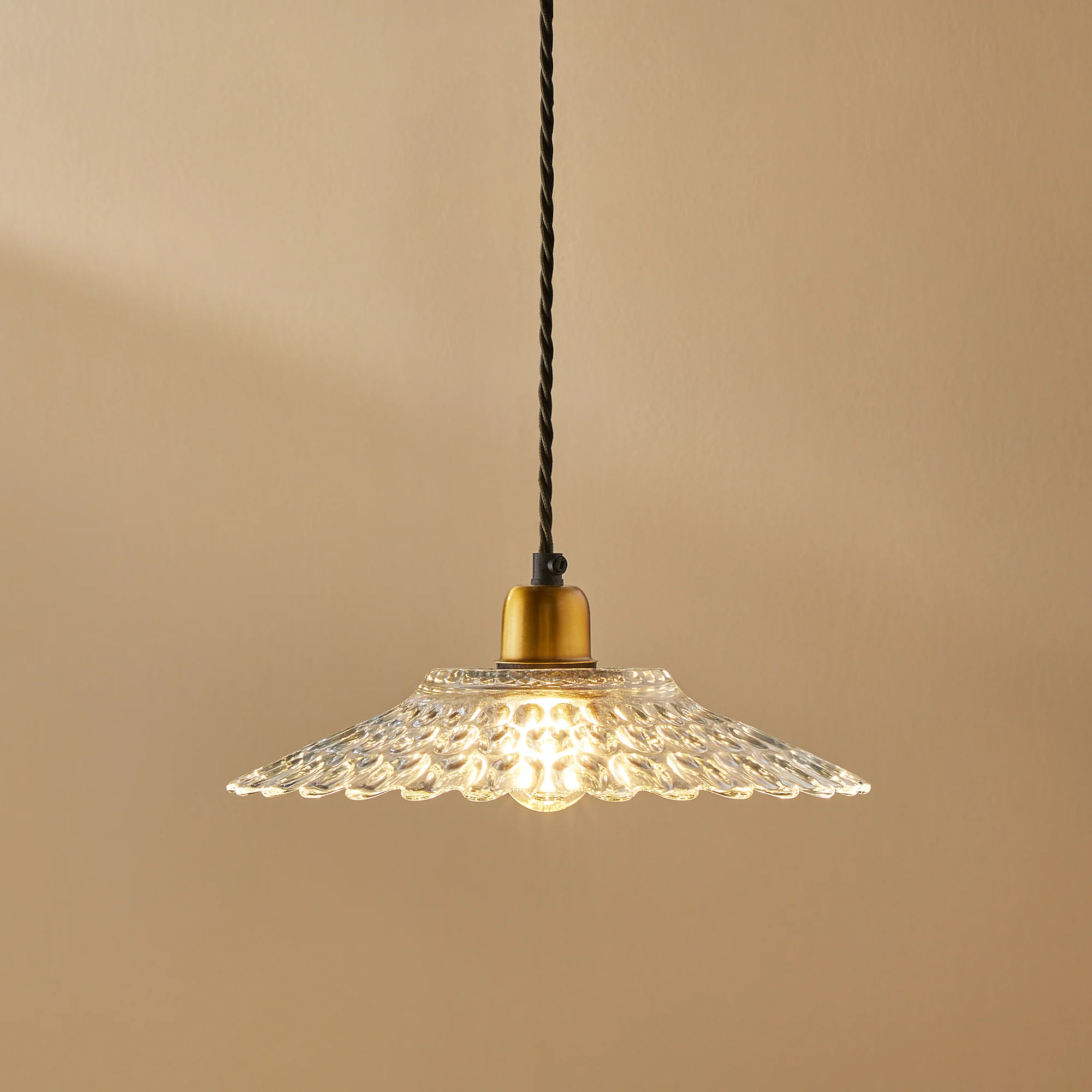 Eider pendant light in clear glass - Image 2