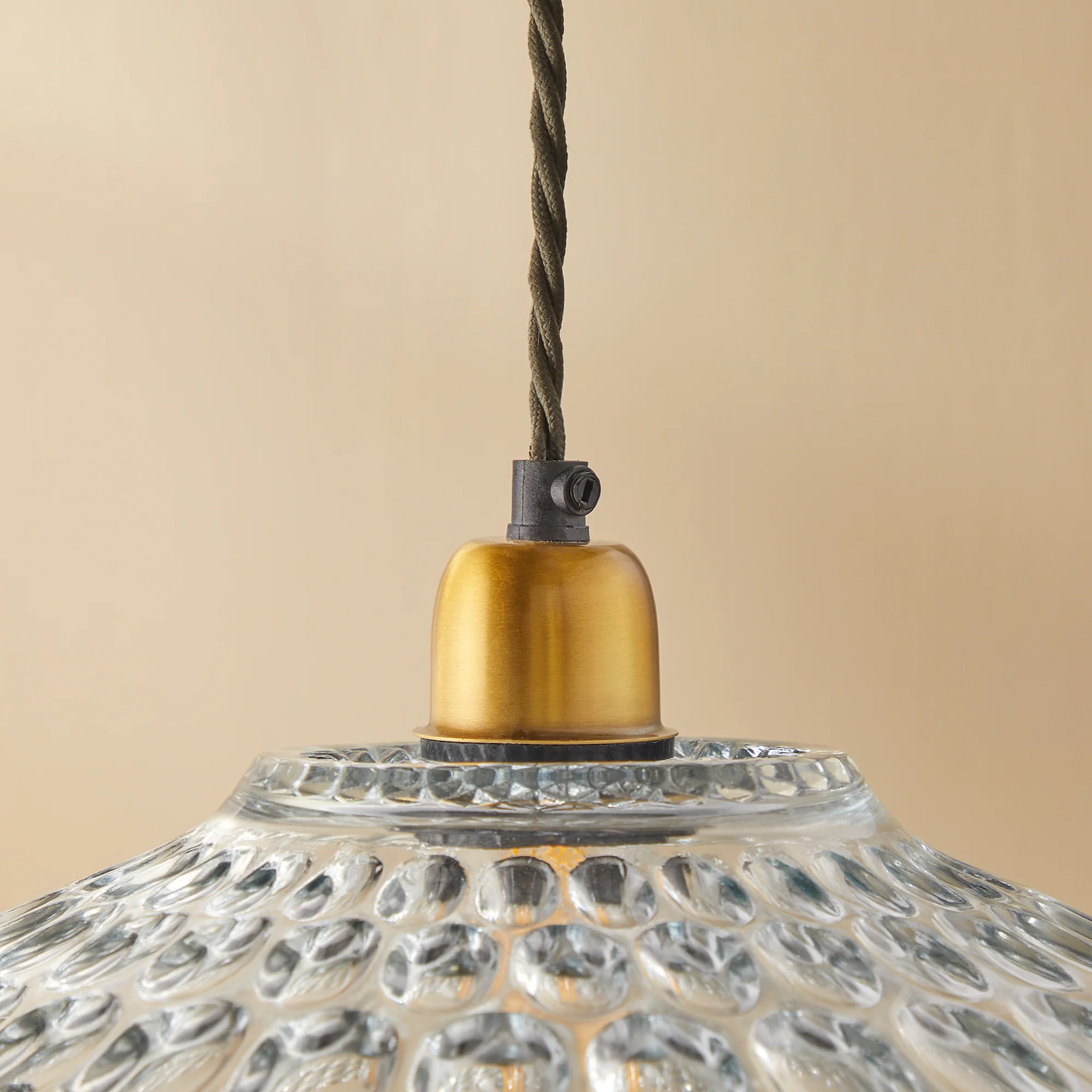 Eider pendant light in clear glass - Image 3