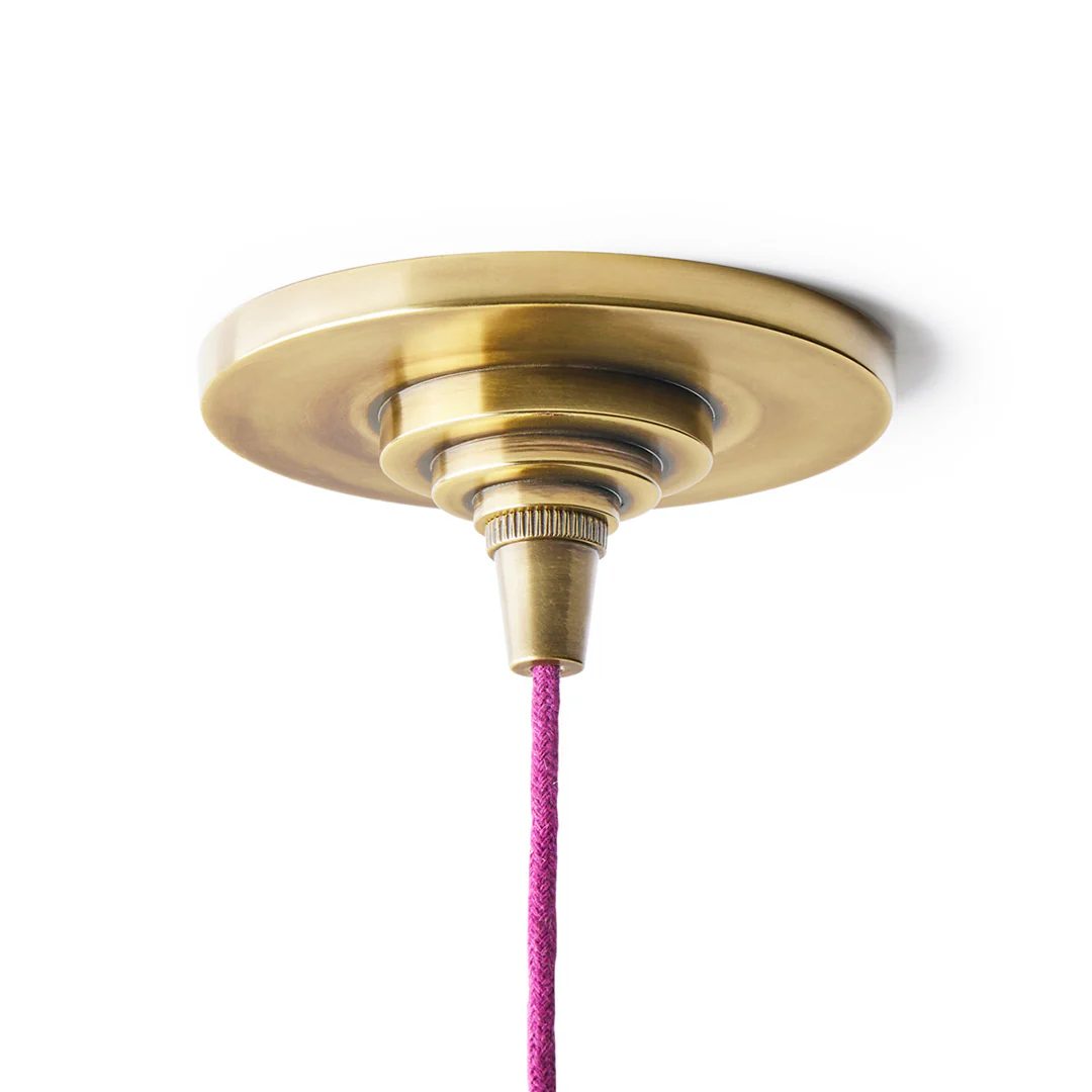 Elbow rechargeable pendant kit in antique brass - Image 5