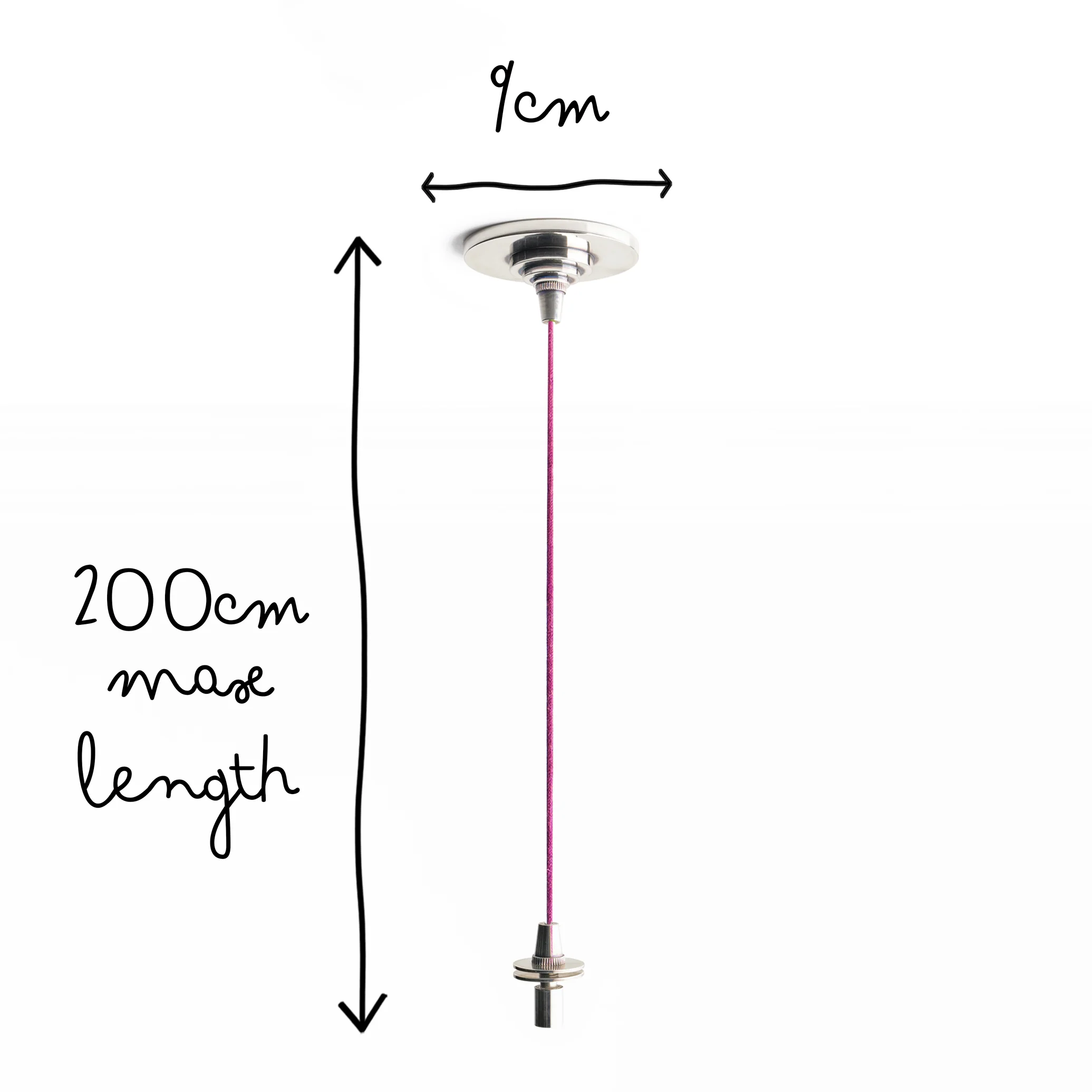 Elbow rechargeable pendant kit in antique silver - Image 9