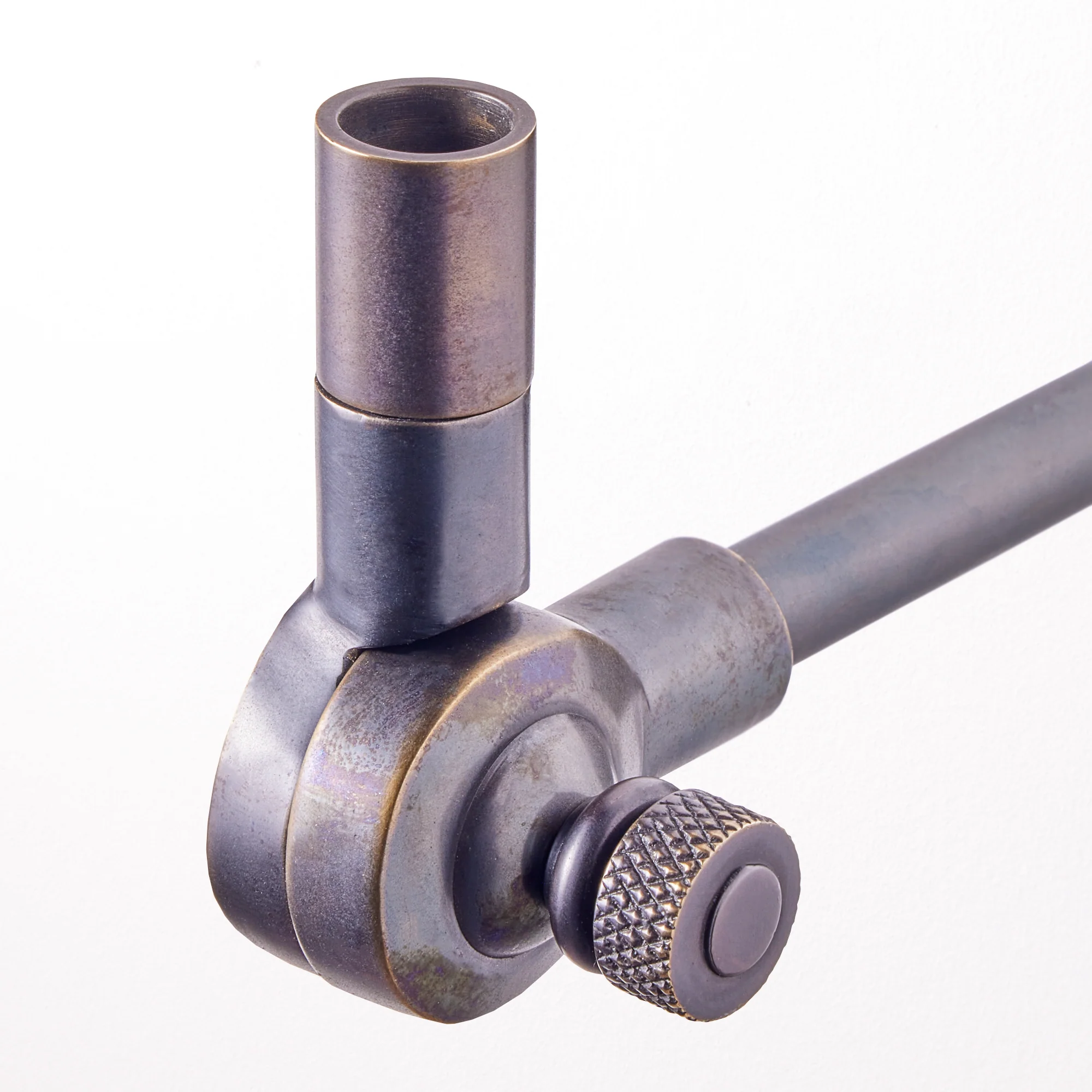 Elbow rechargeable wall fitting in bronze - Image 4