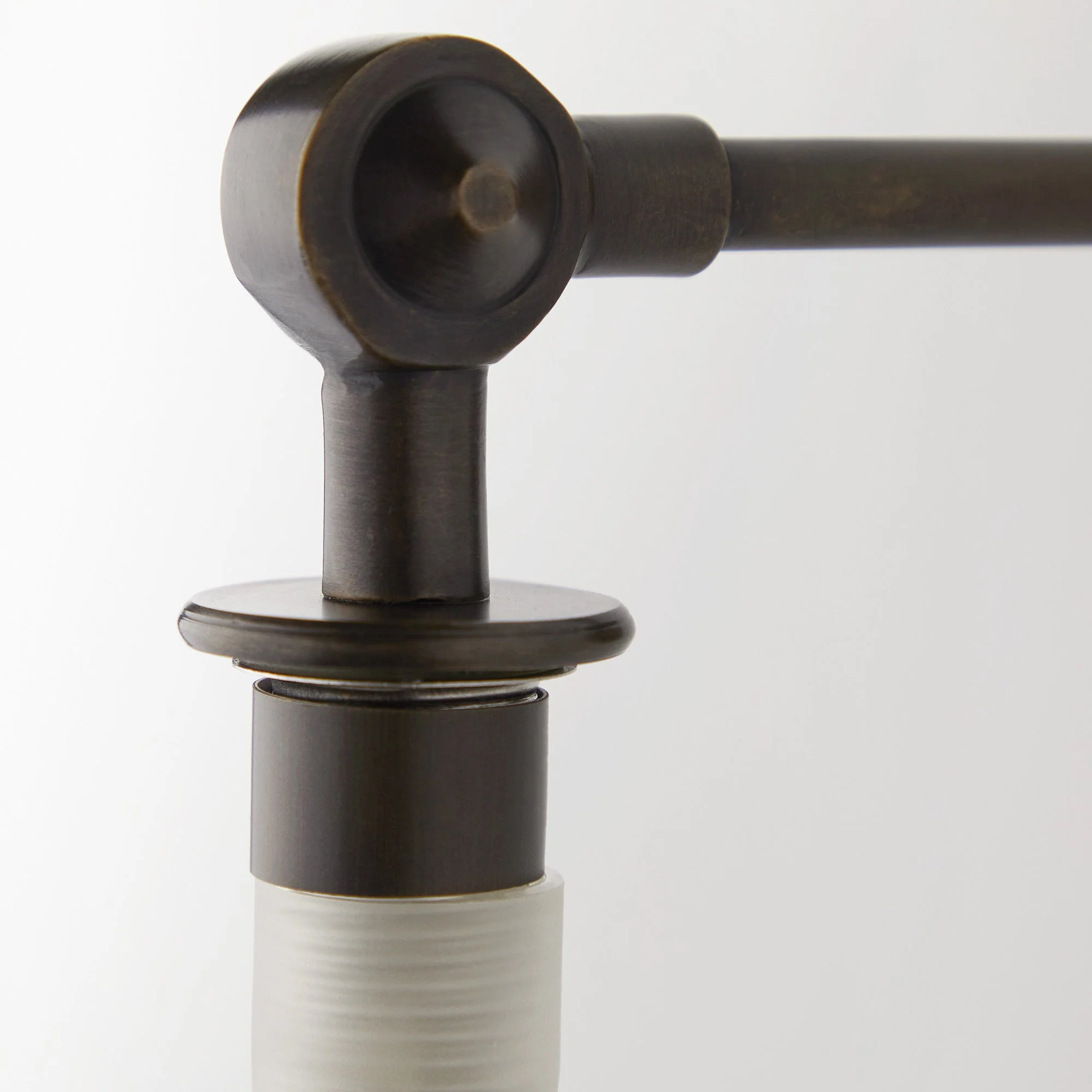 Elbow wall fitting IP44 in antique bronze - Image 5