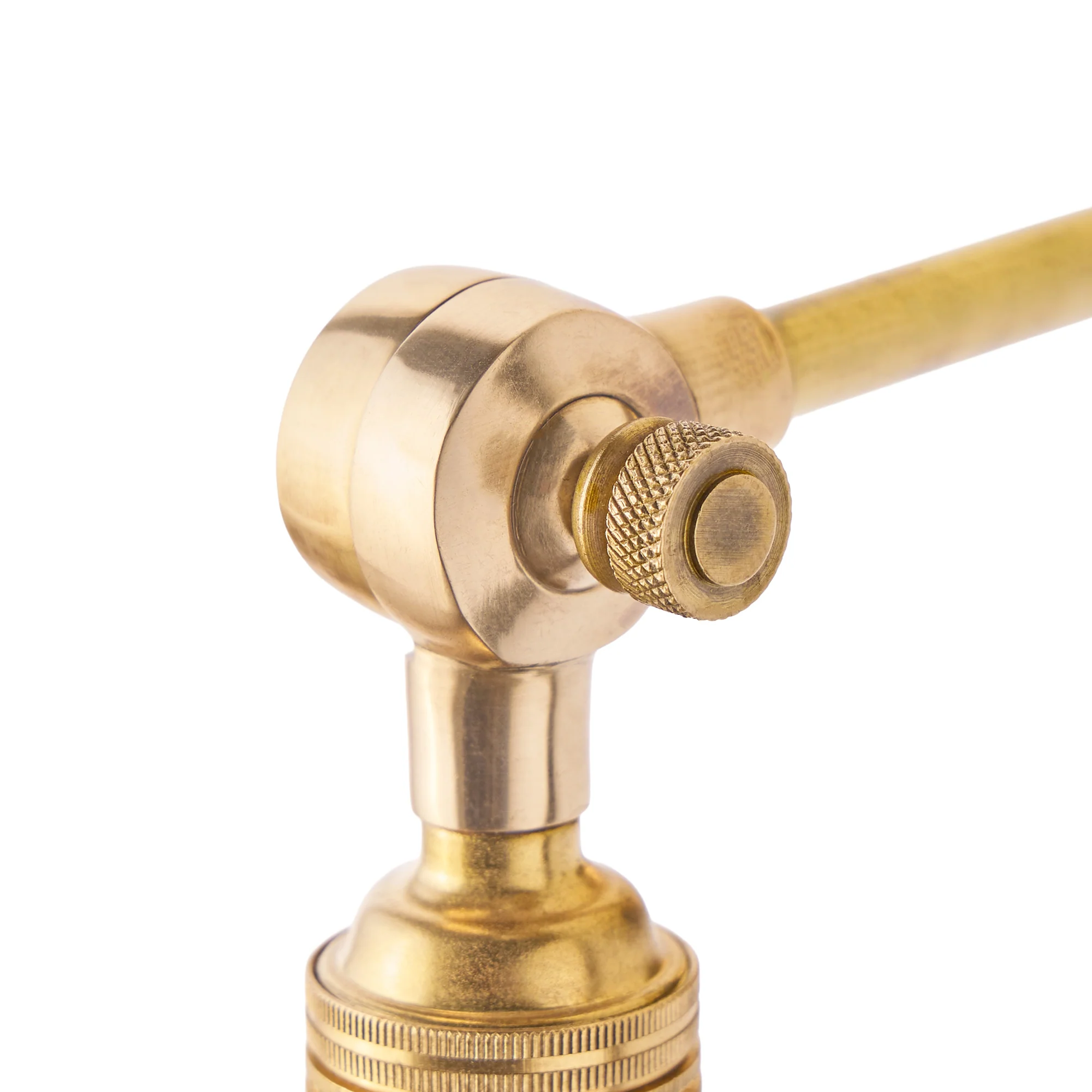 Elbow wall fitting in antiqued brass - Image 3