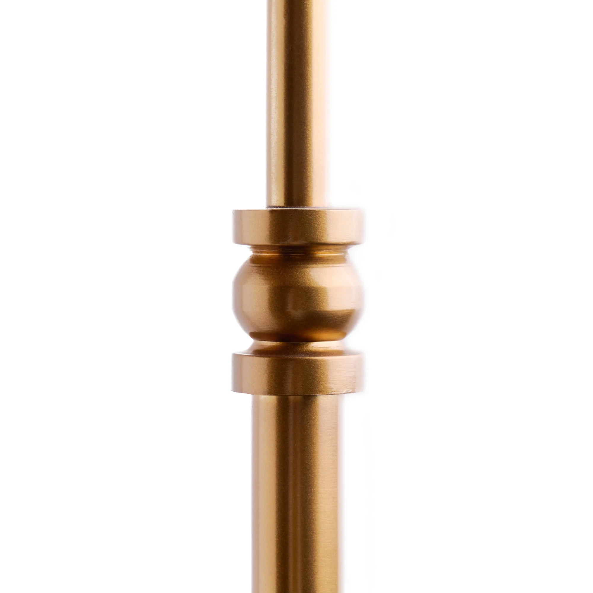 Elijah Standing Lamp in brass finish with white marble - Image 8