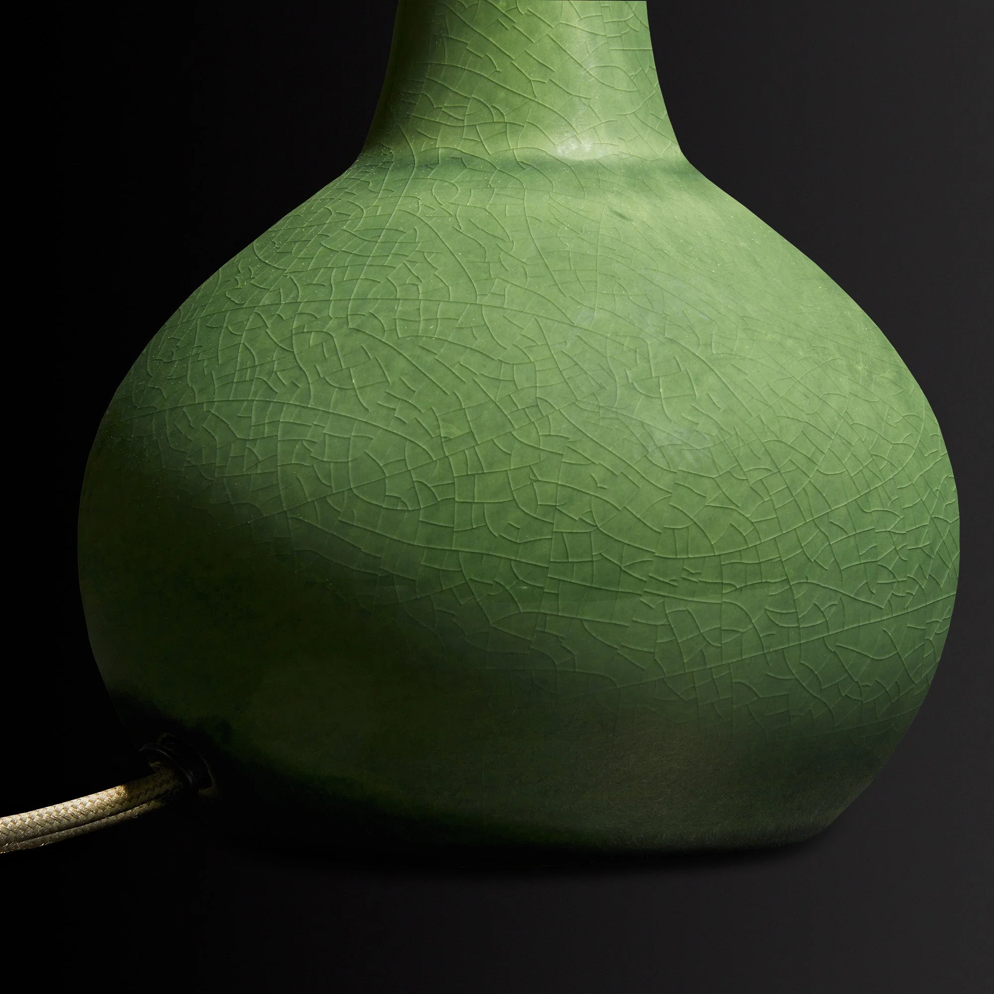 Ellie table lamp in emerald glaze - Image 5