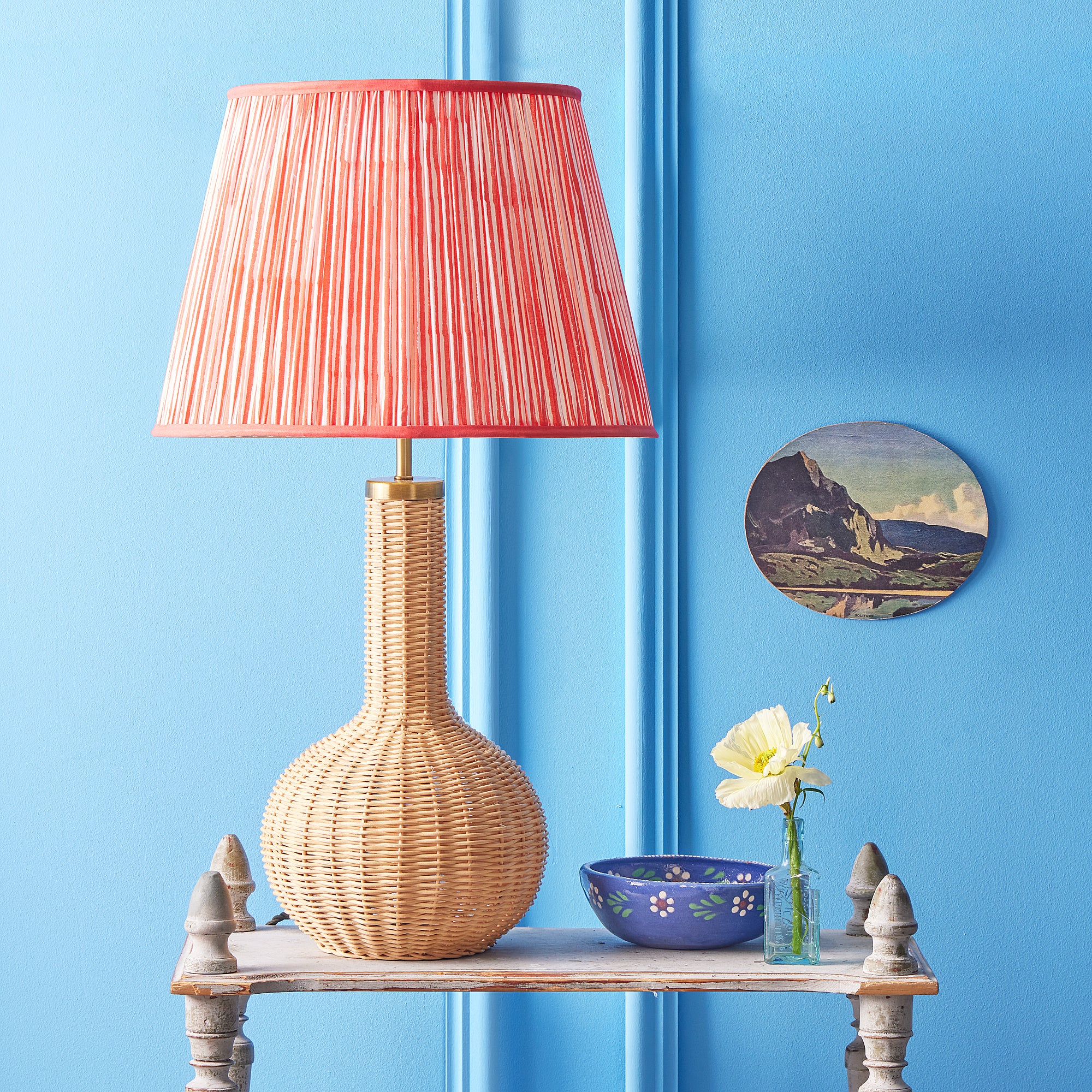 Fiasca table lamp in rattan - Image 6