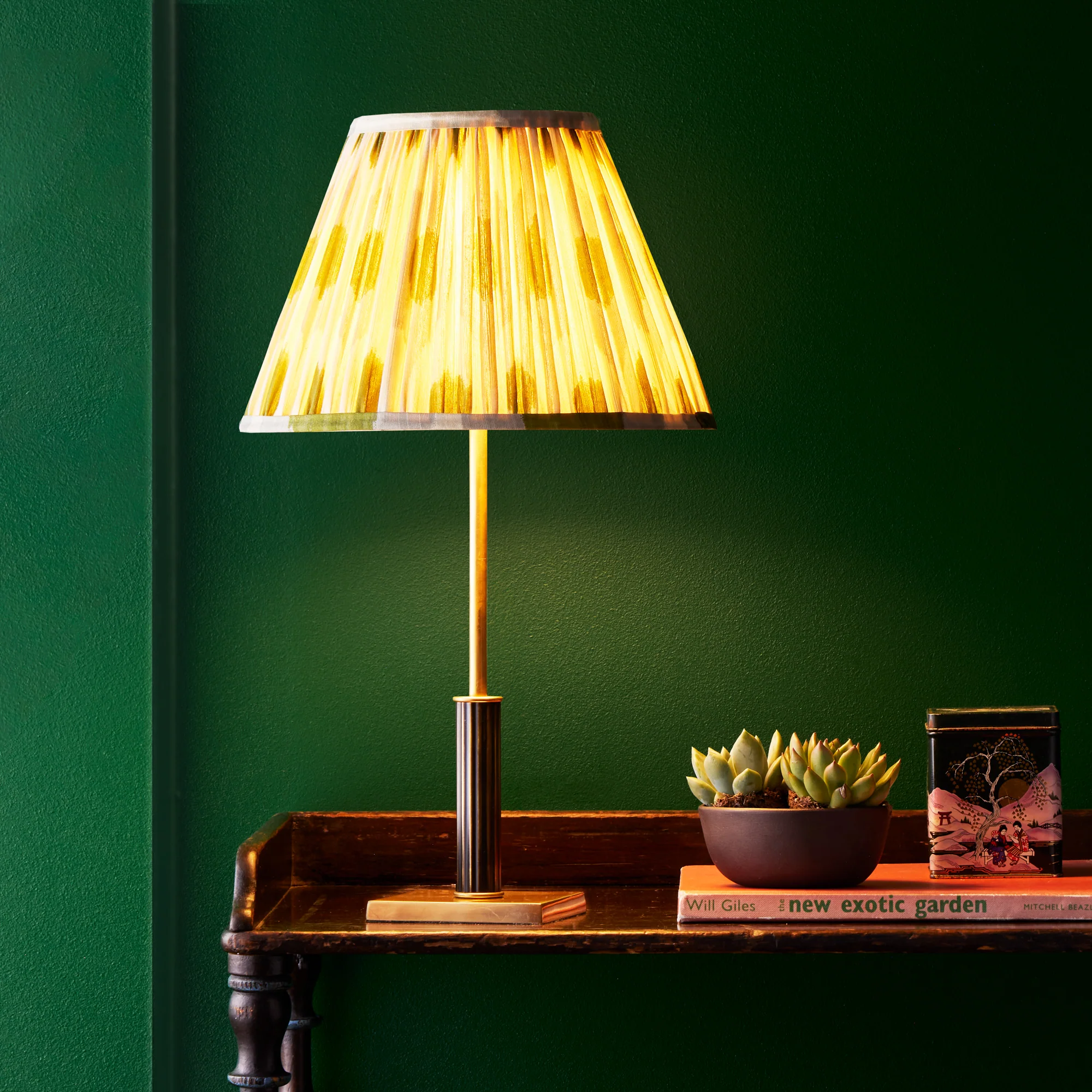 Fitzroy rechargeable table lamp in brass and bronze - Image 7
