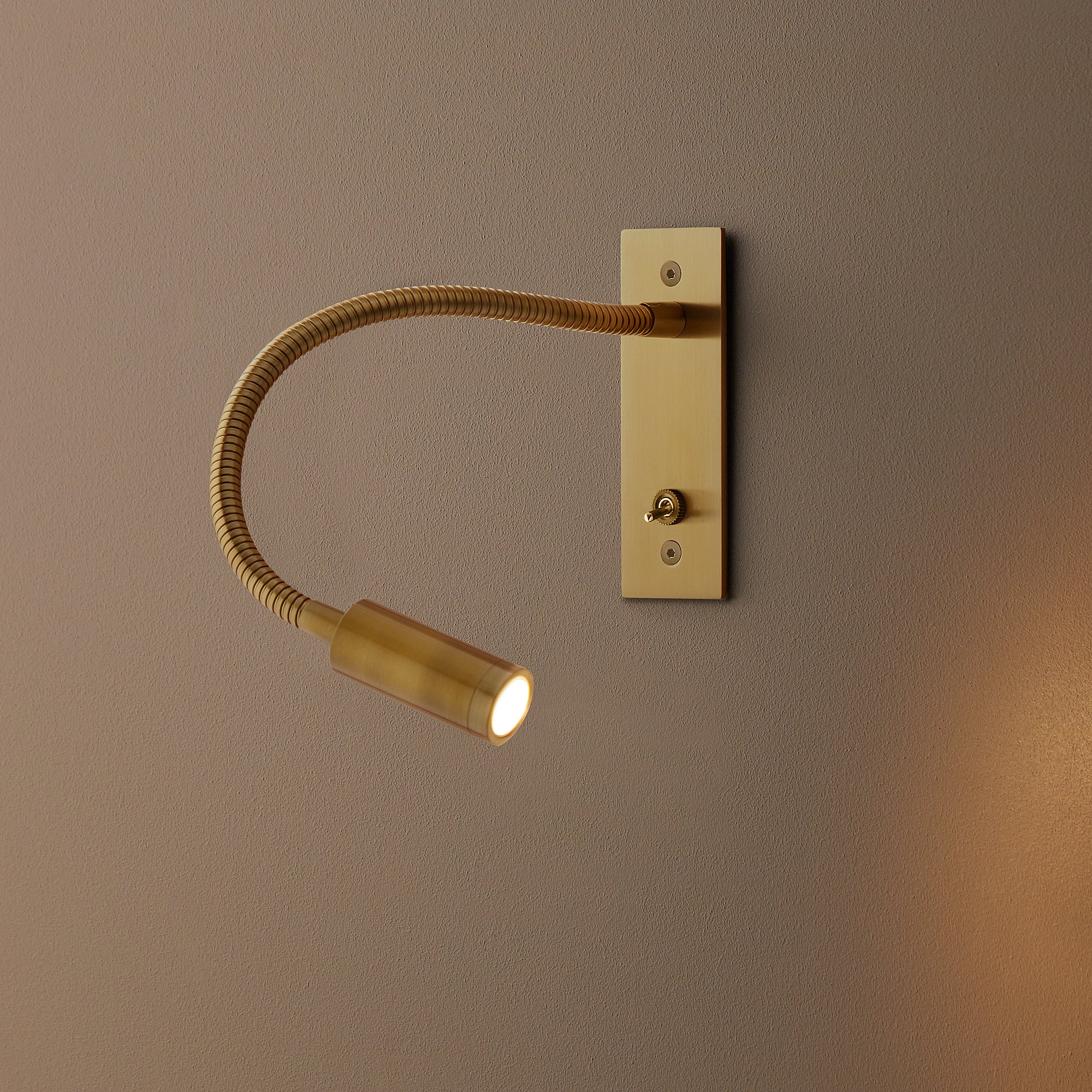 Flex wall light in antique brass finish - Image 6