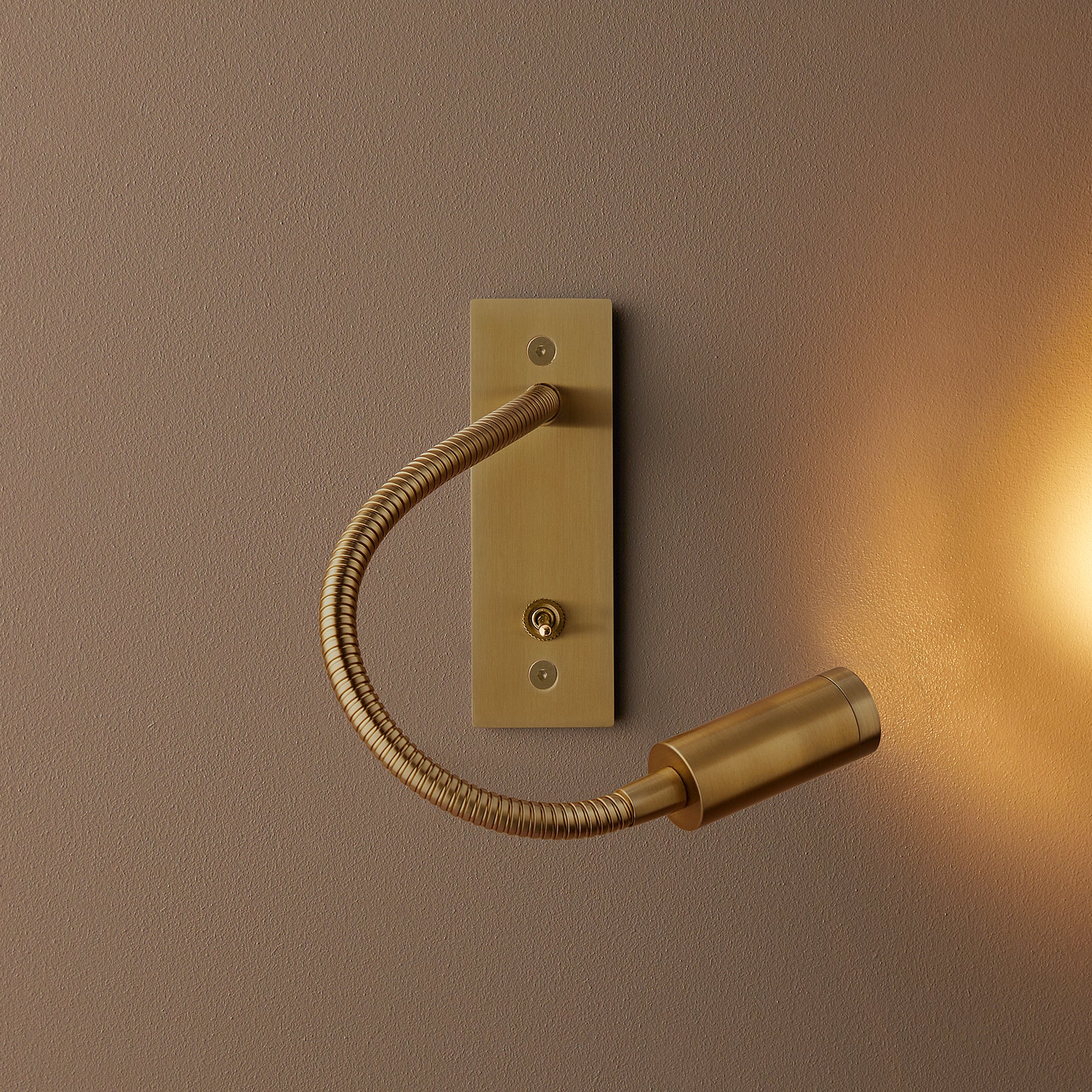 Flex wall light in antique brass finish - Image 8
