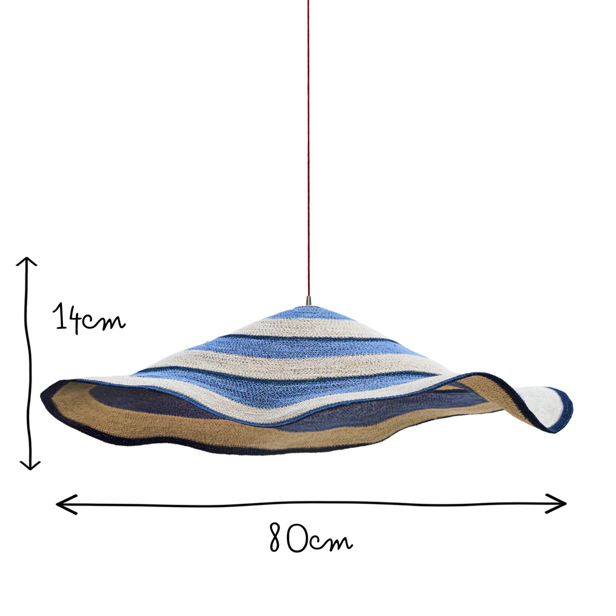 Floppy basket pendant shade in beachfront - Image 10