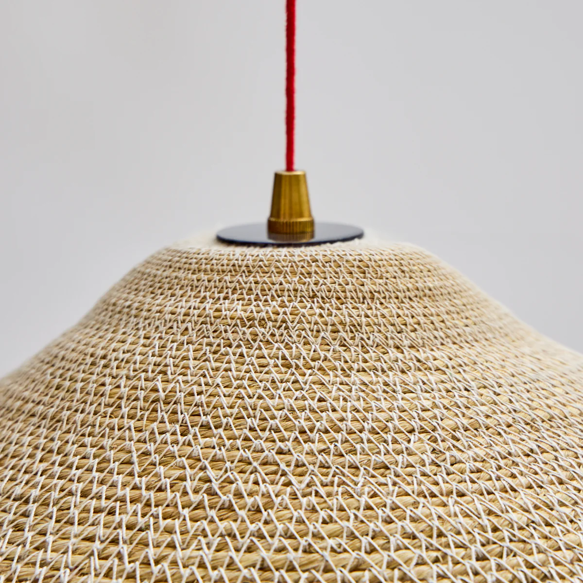 Floppy basket pendant shade in natural - Image 5