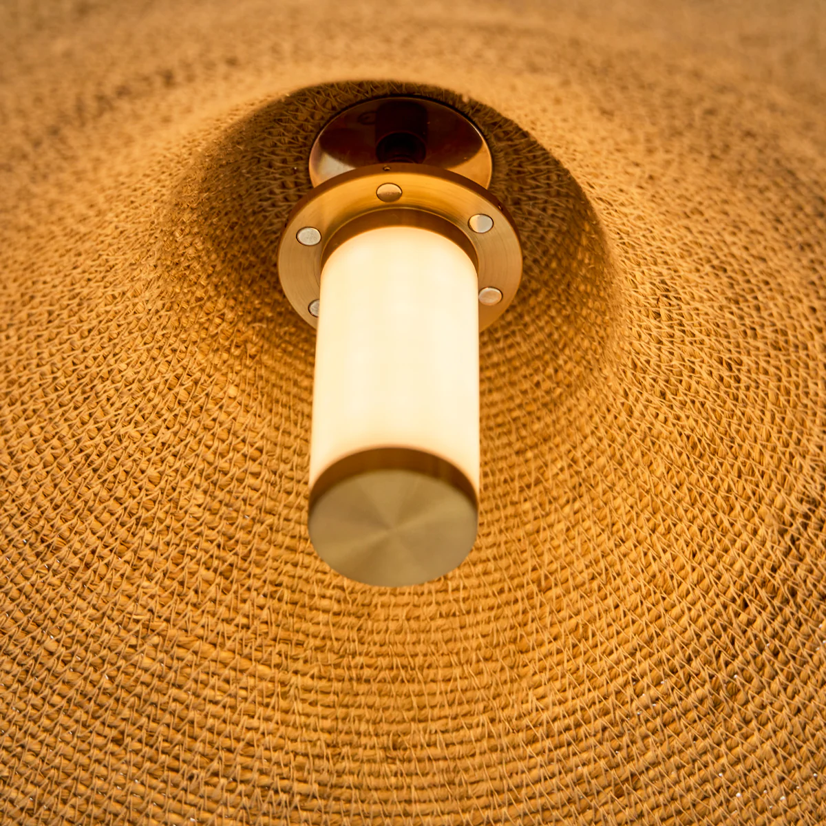 Floppy basket pendant shade in natural - Image 9