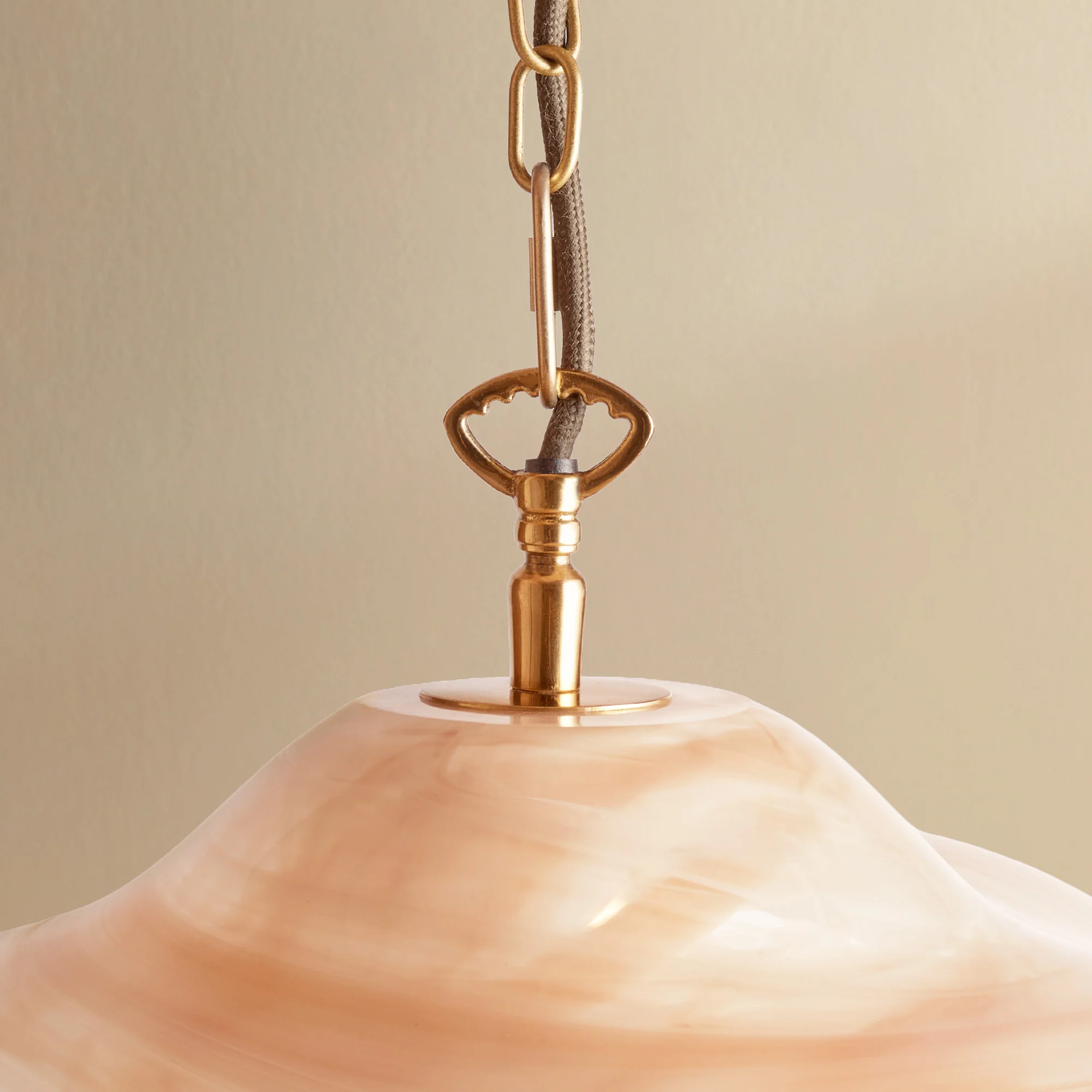Flounce Pendant in Ivory Glass - Image 3