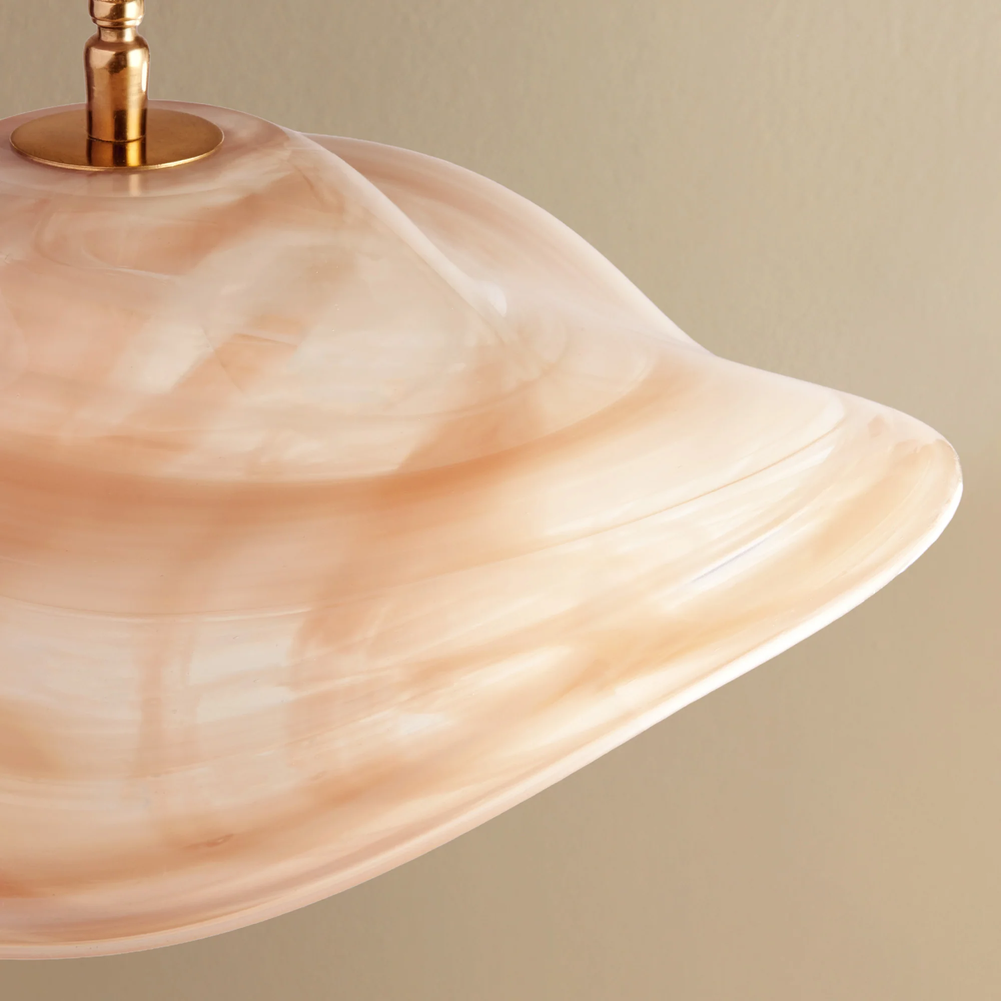Flounce Pendant in Ivory Glass - Image 5