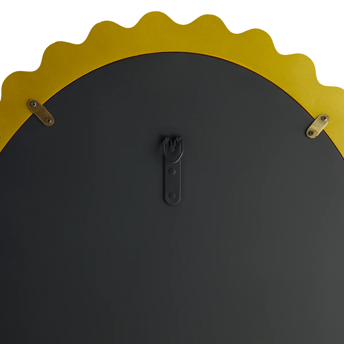 Frill mirror in blue and yellow - Image 8