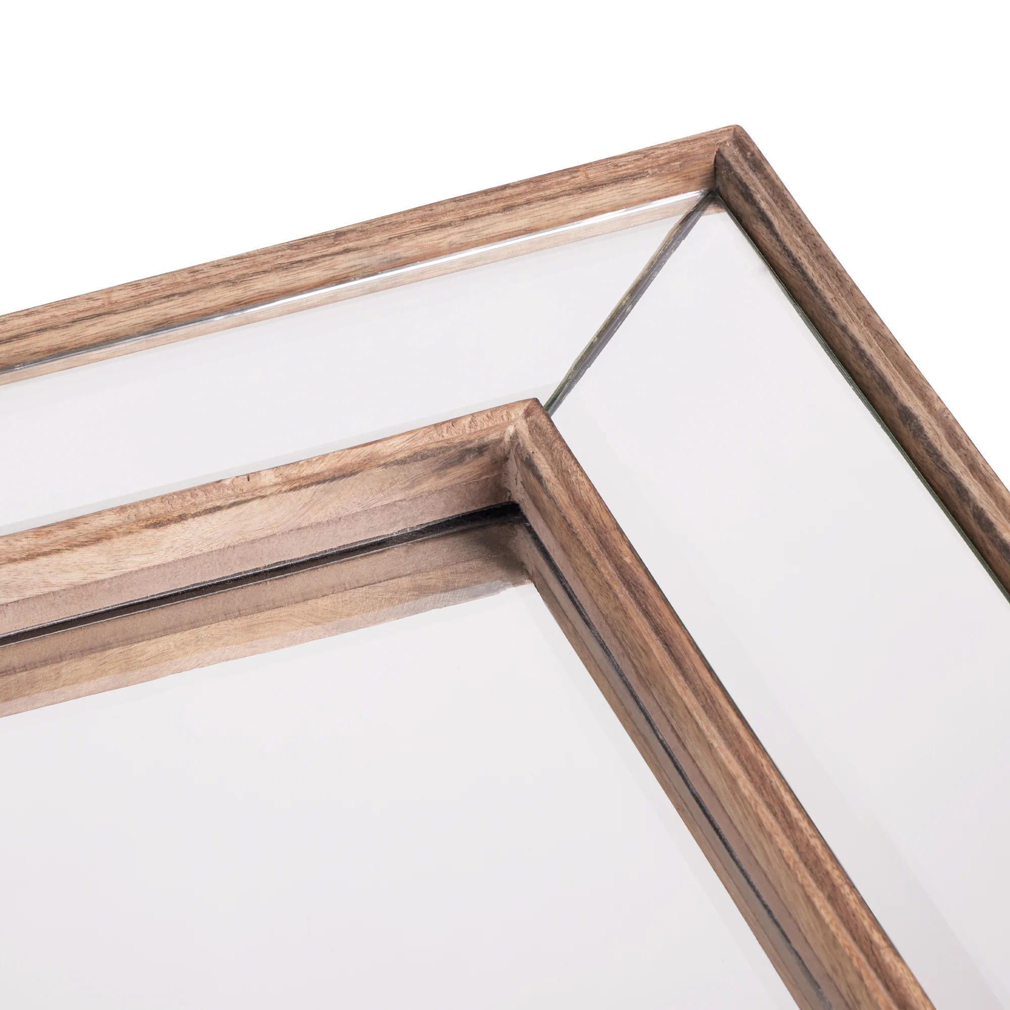 Gallagher mirror in natural wood - Image 3