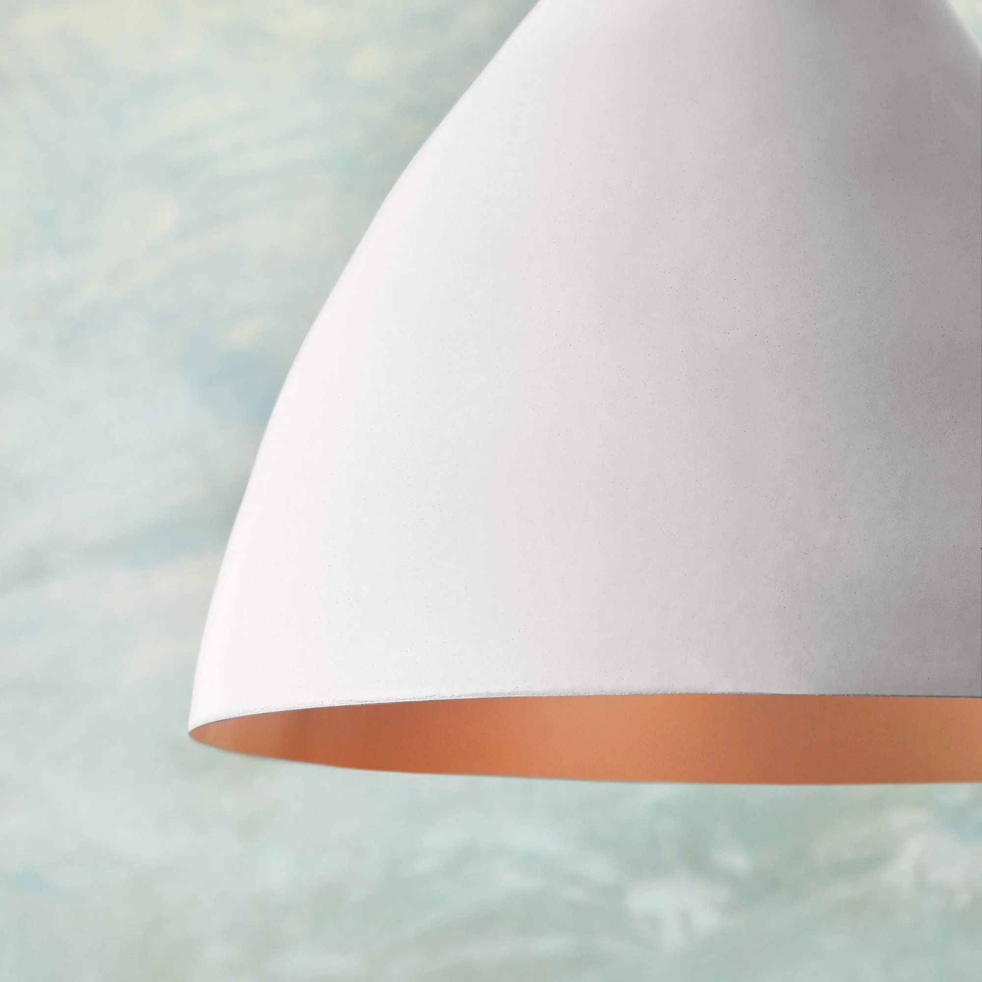 Giorgio shade in stone with copper interior - Image 3