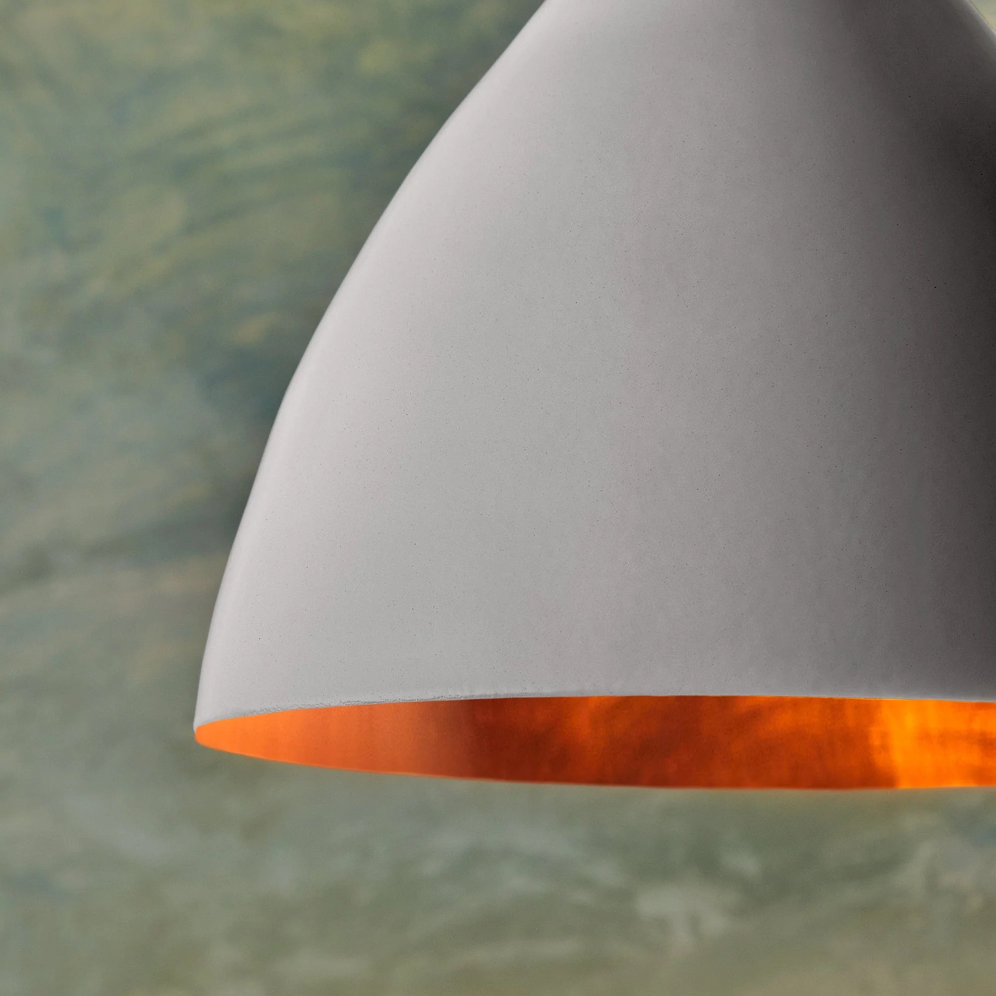 Giorgio shade in stone with copper interior - Image 4
