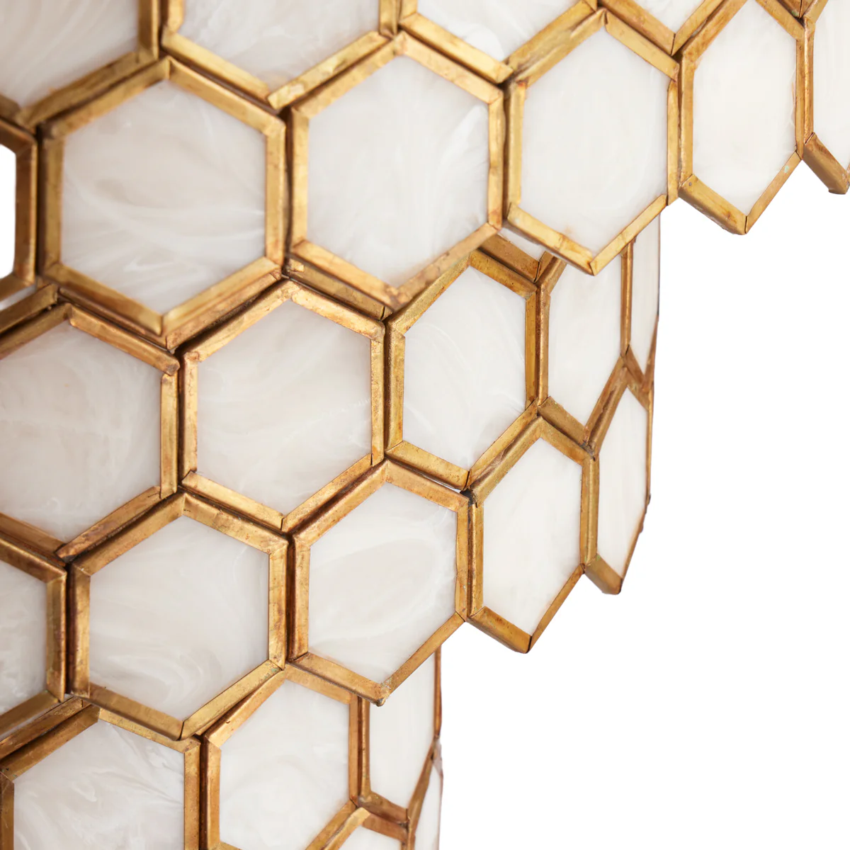 Glamazon five tier chandelier in brass and resin - Image 5