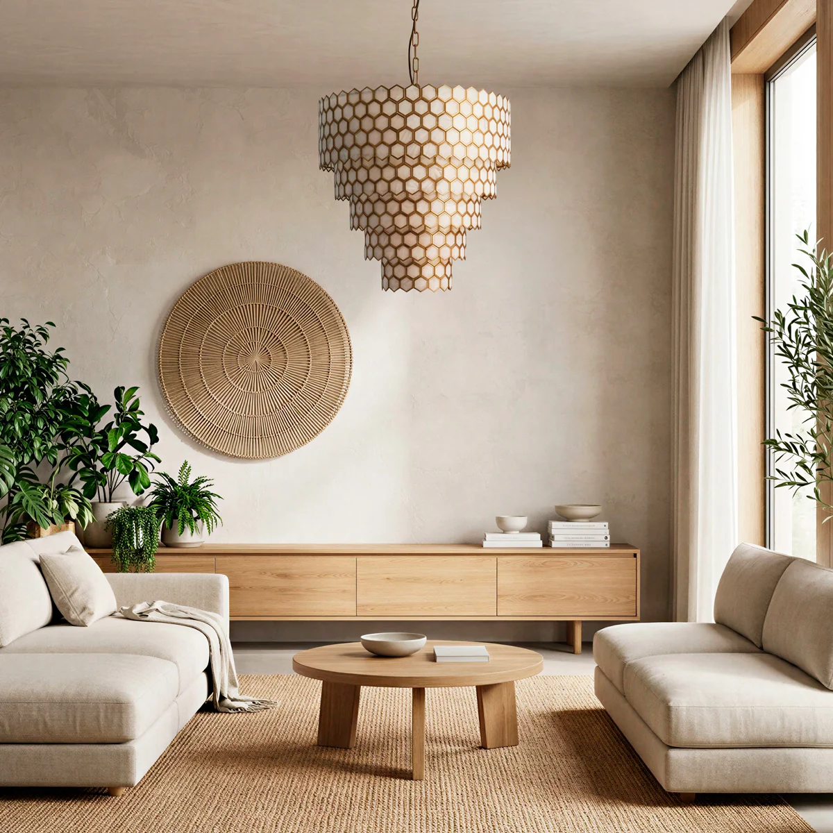 Glamazon five tier chandelier in brass and resin - Image 7