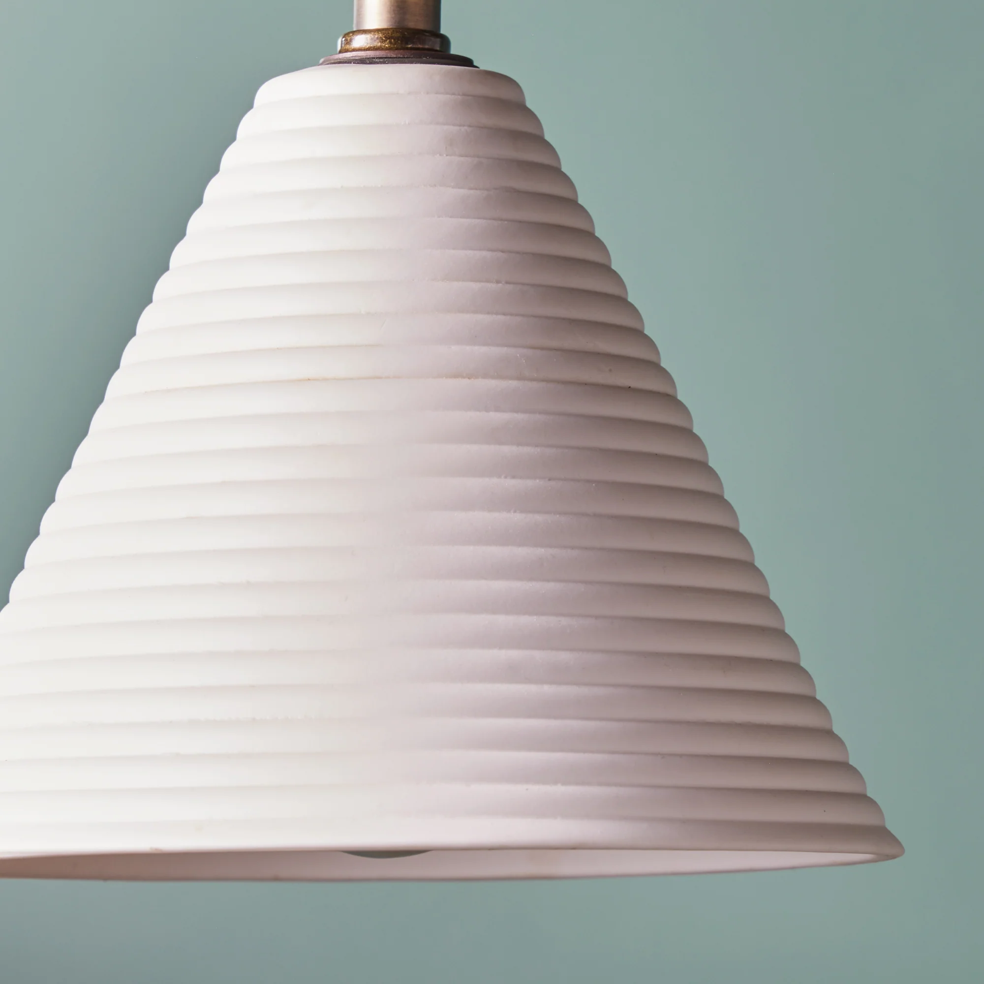 Gleam porcelain pendant in white - Image 3