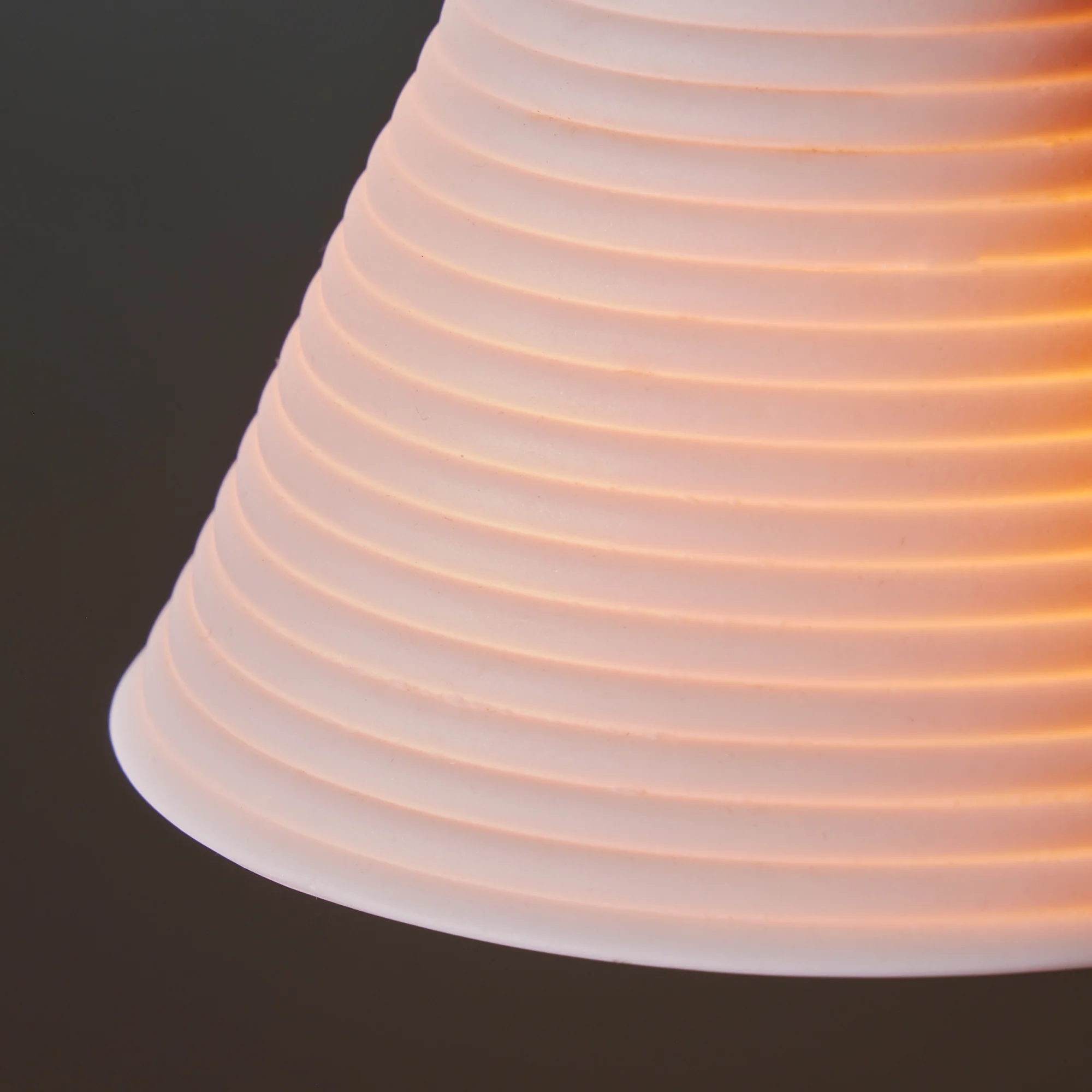 Gleam porcelain pendant in white - Image 7
