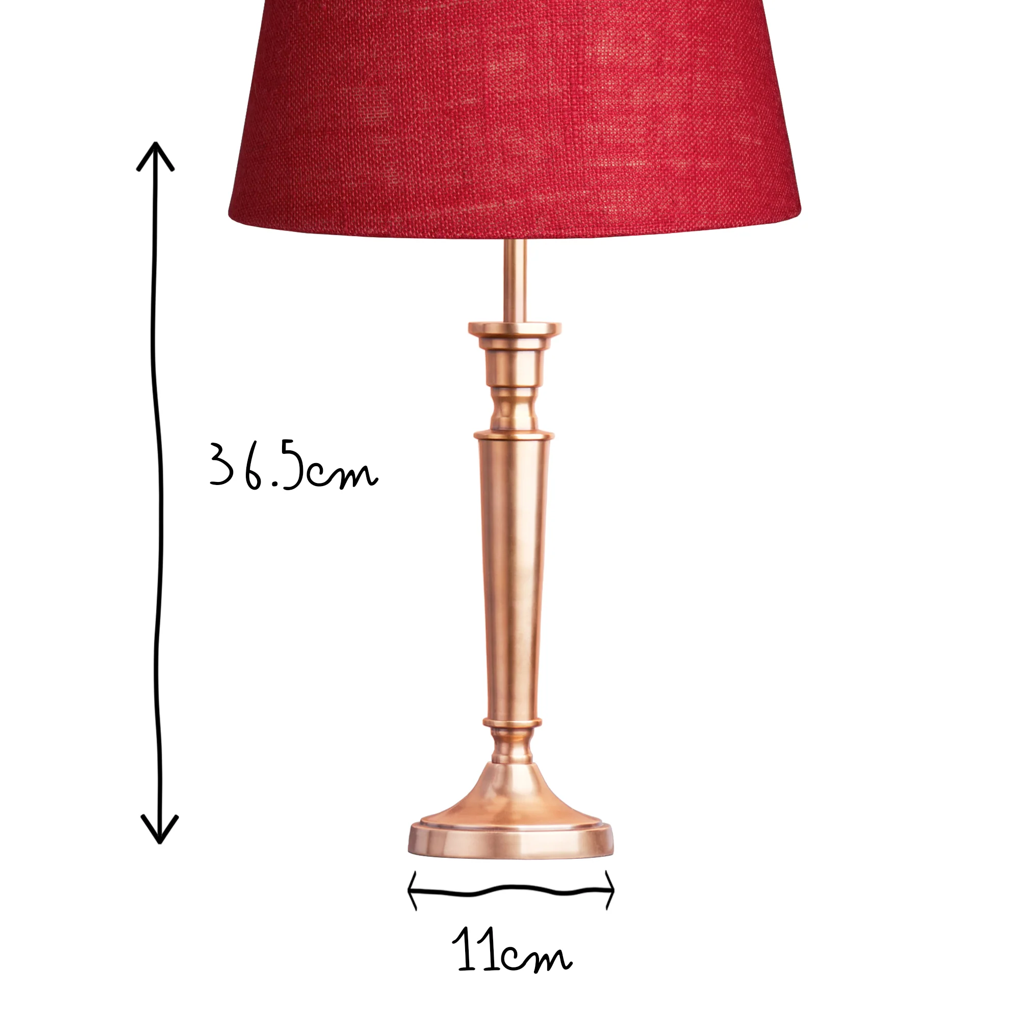 Goff table lamp in aged brass - Image 11