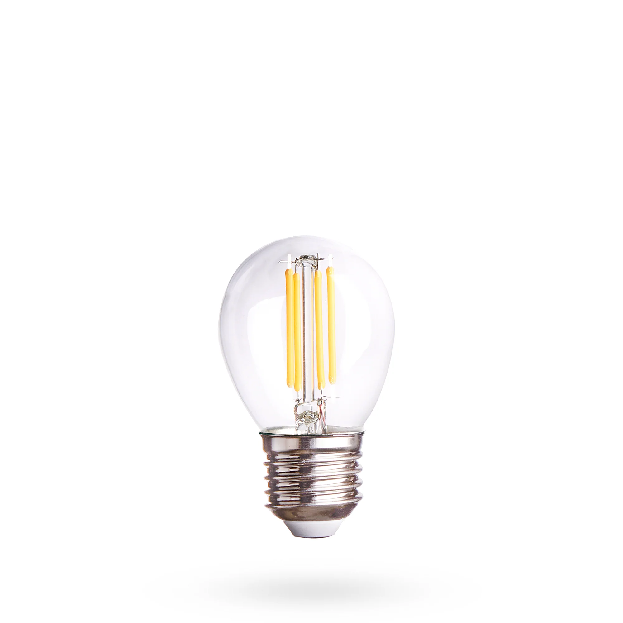 Golf ball 4 watt LED clear bulb with E27 fitting - Image 3