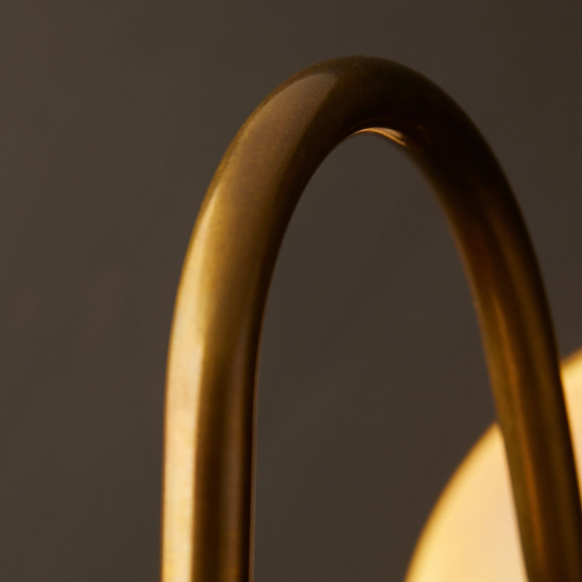 Goliath IP44 wall light in antiqued brass and glass with hat - Image 8