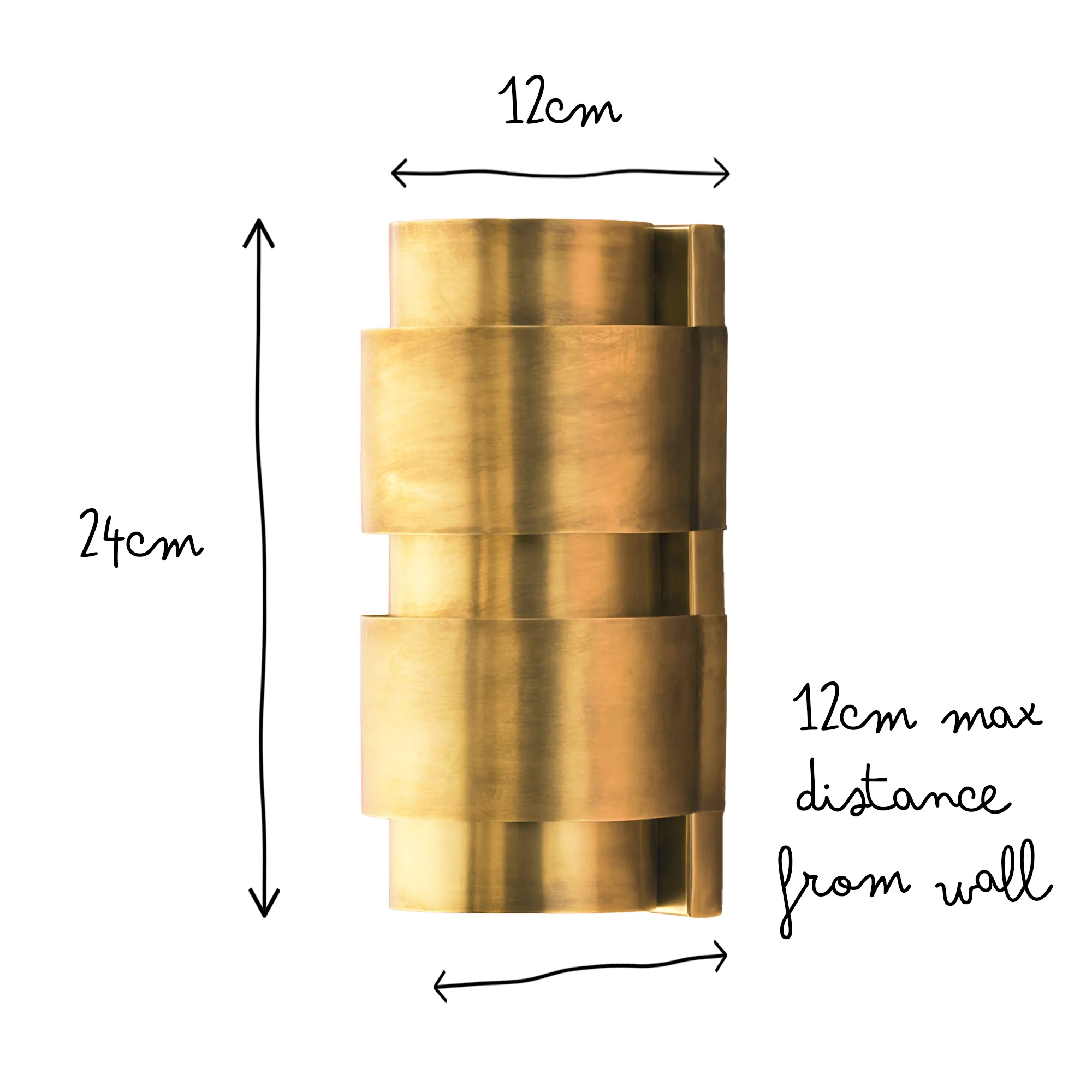 Goodman wall light in antique brass finish - Image 10