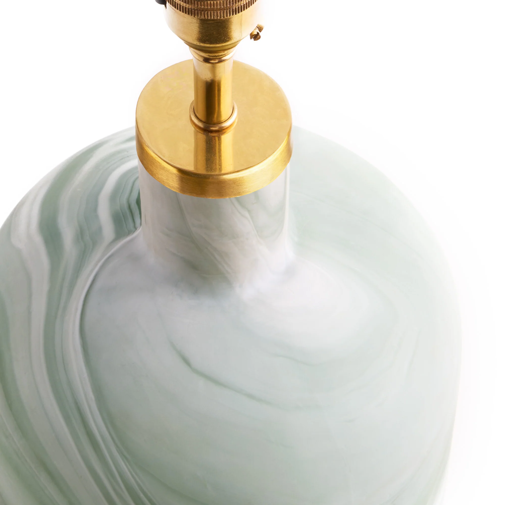 Greenbell table lamp in green glass - Image 5
