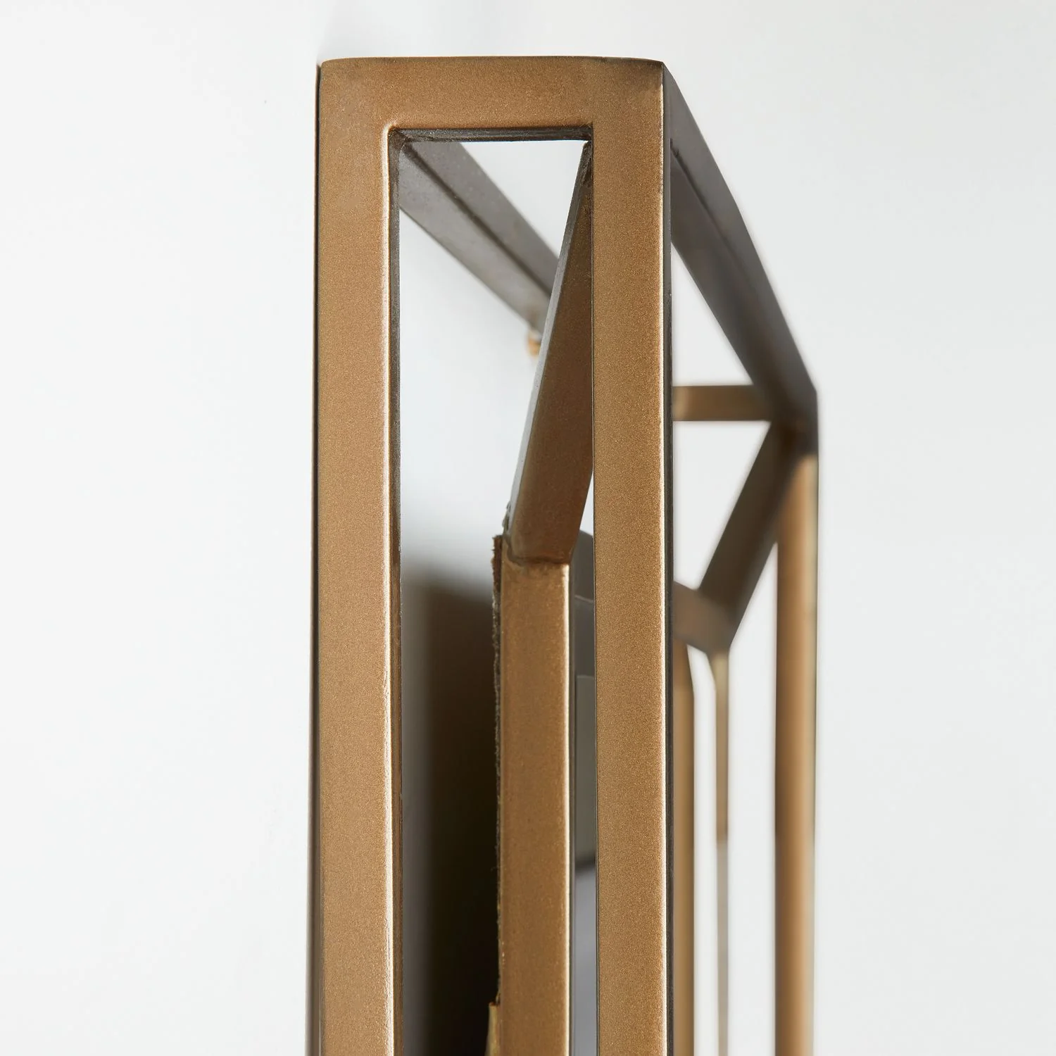 Grenada Mirror in an antiqued brass finish. - Image 6