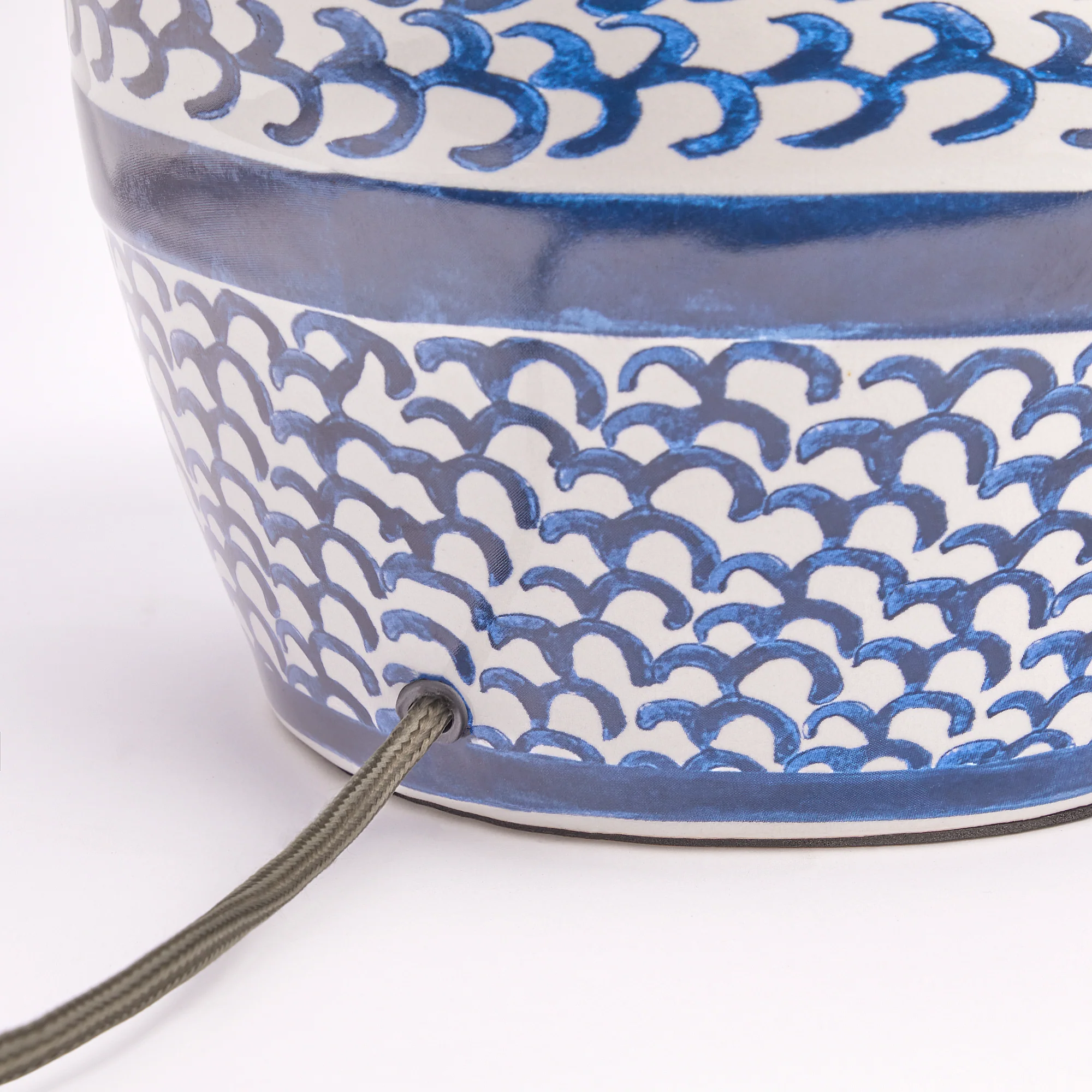 Gulliver table lamp in blue and white - Image 7