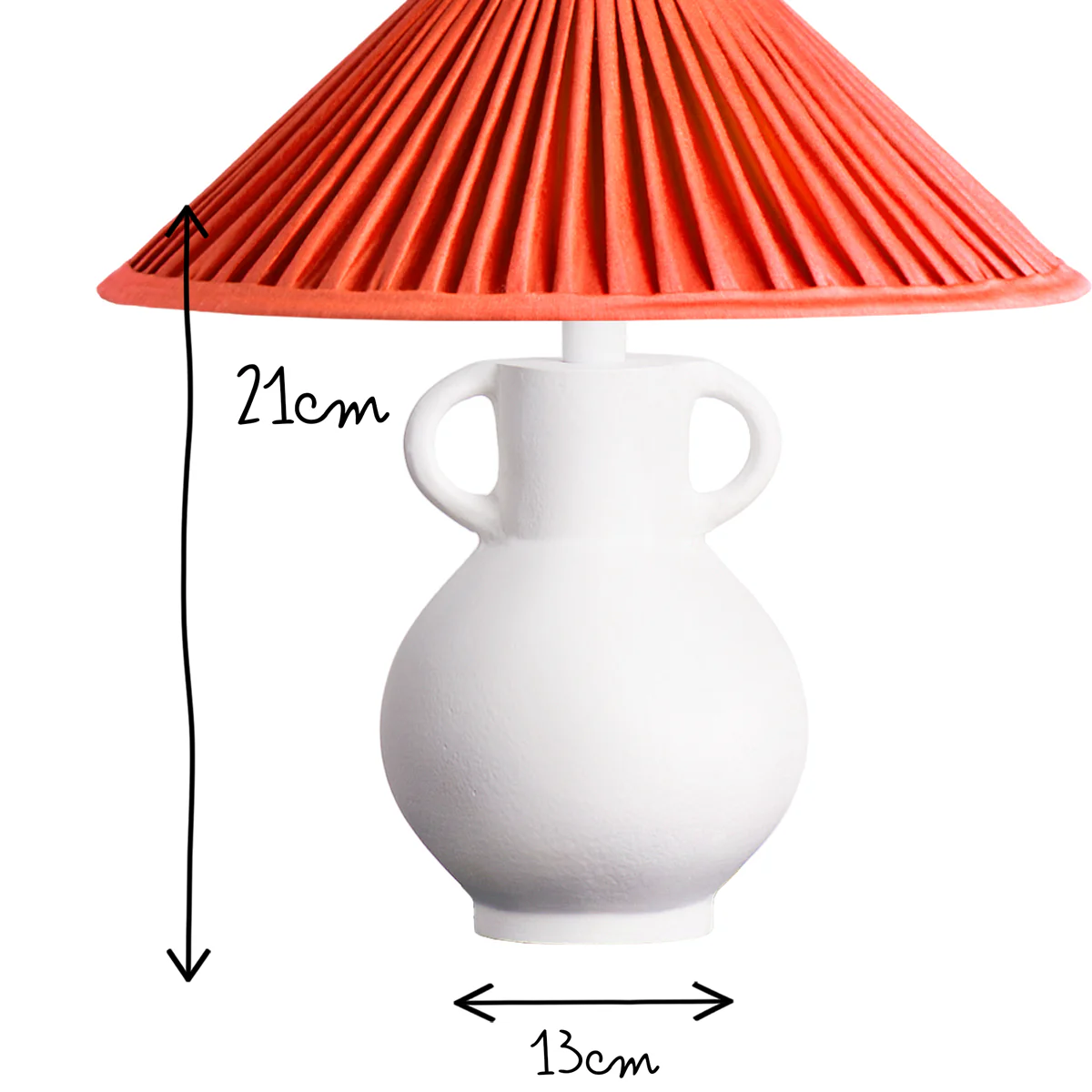 Gwyn table lamp in Gesso white - Image 8