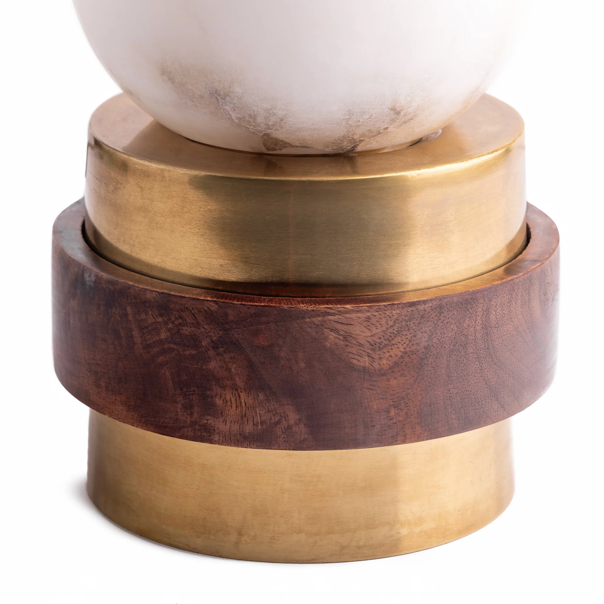 Halston table lamp in wood - Image 3