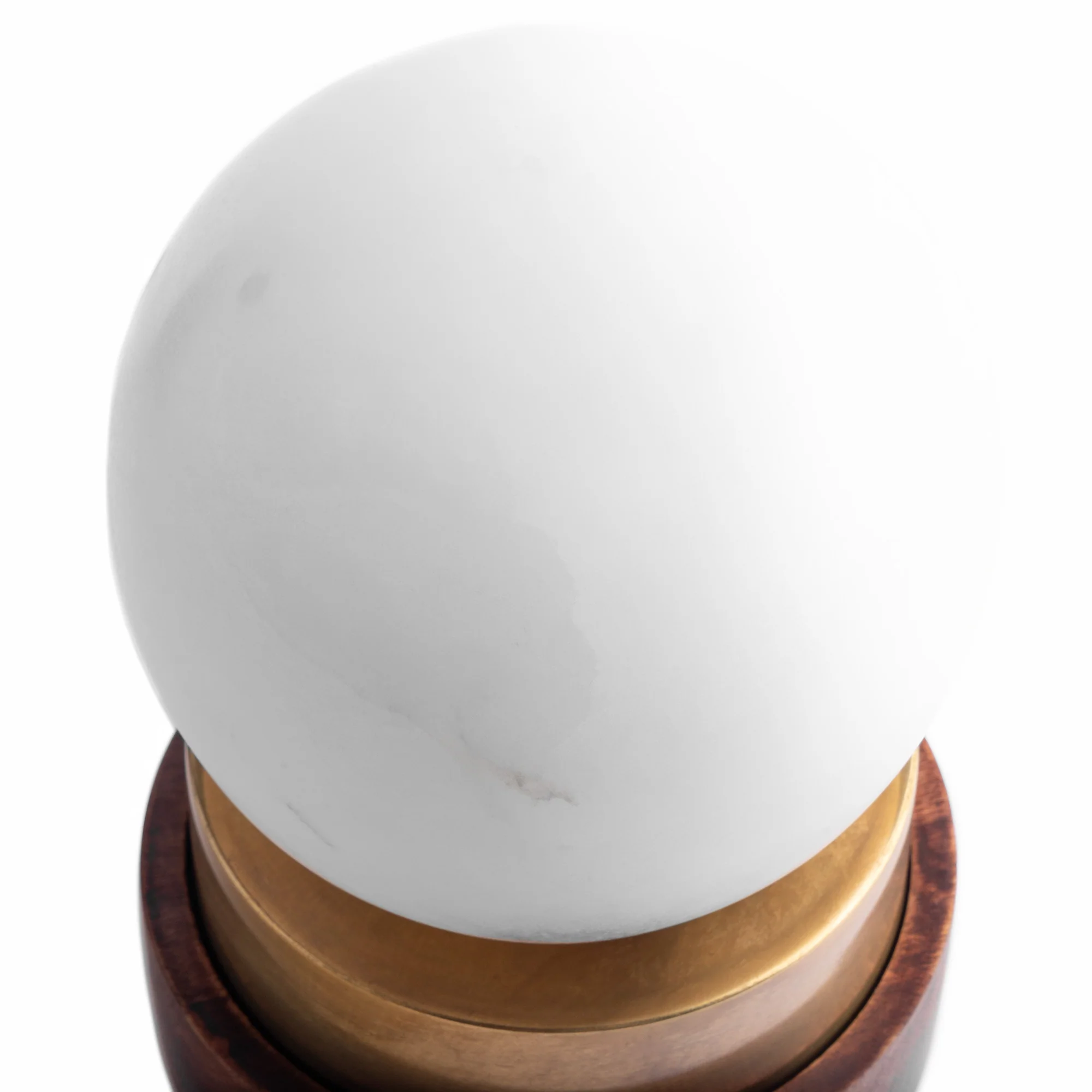 Halston table lamp in wood - Image 4