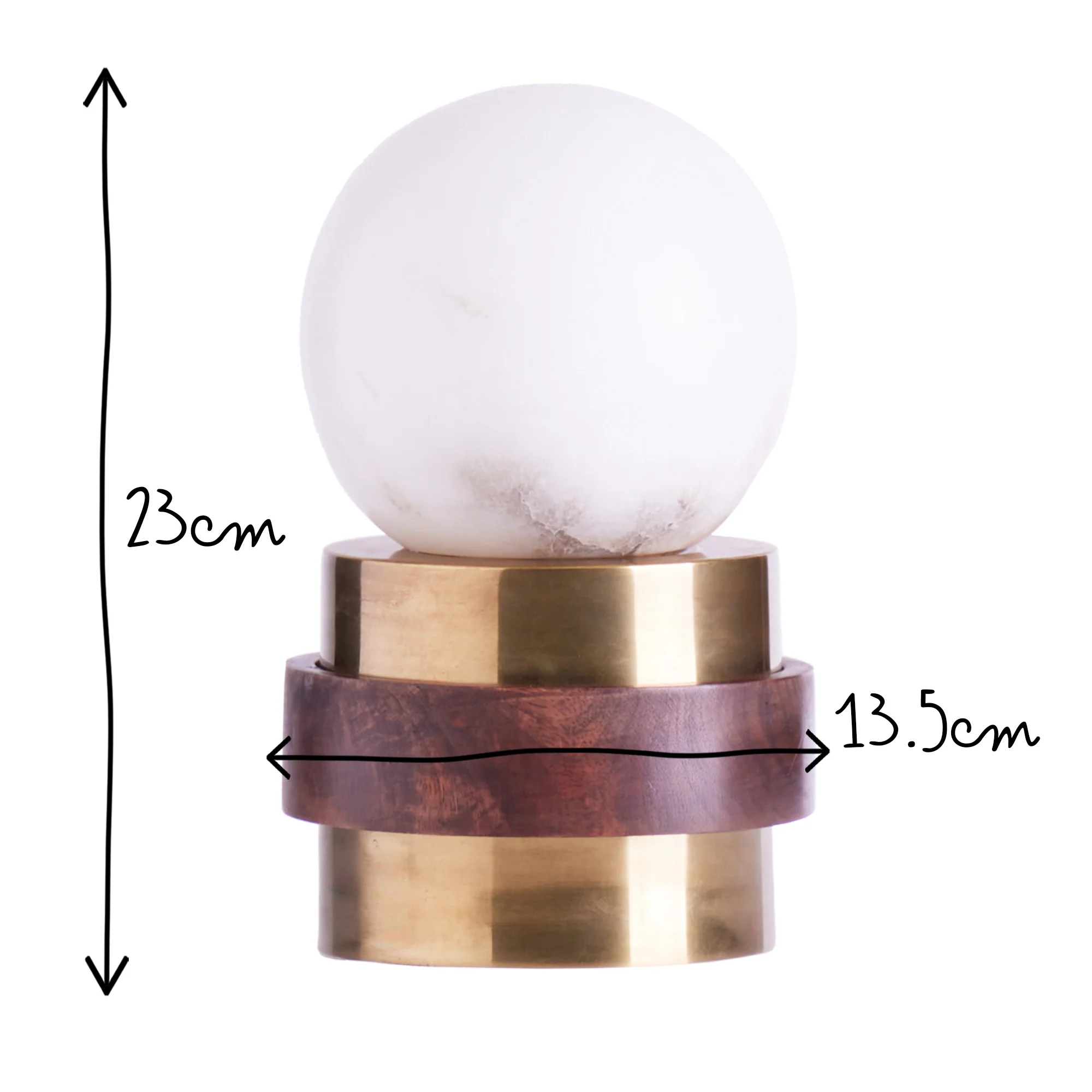 Halston table lamp in wood - Image 7