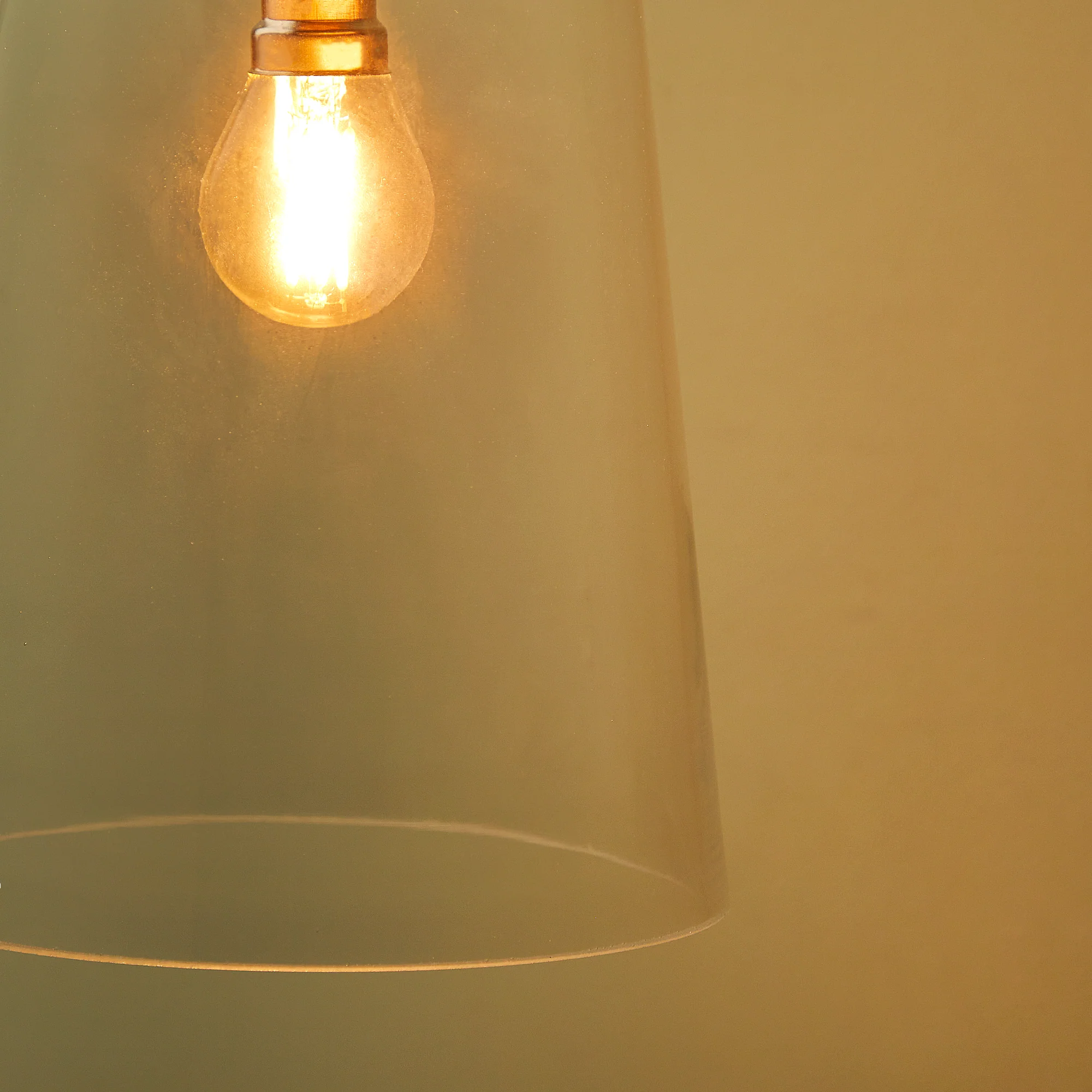 Hazel pendant in clear glass - Image 3