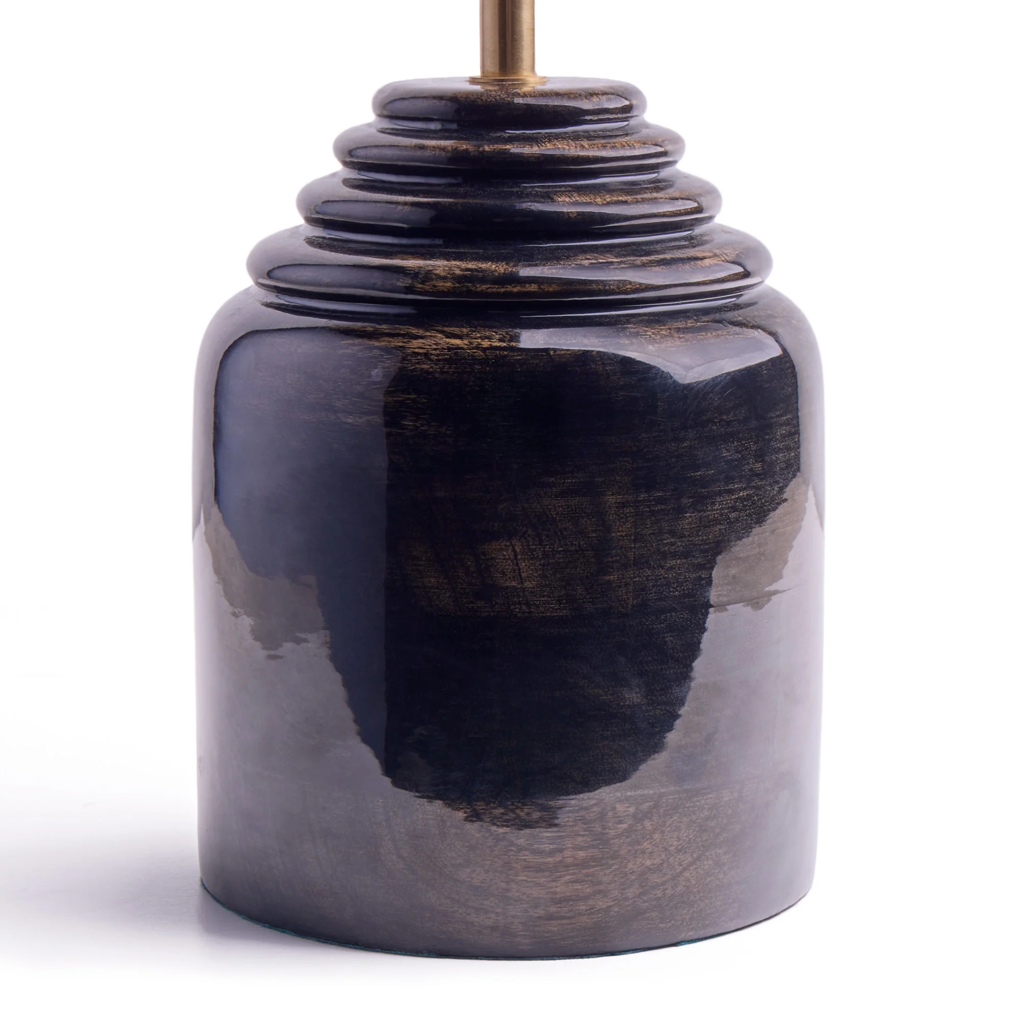 Hive rechargeable table lamp in brown gloss - Image 8