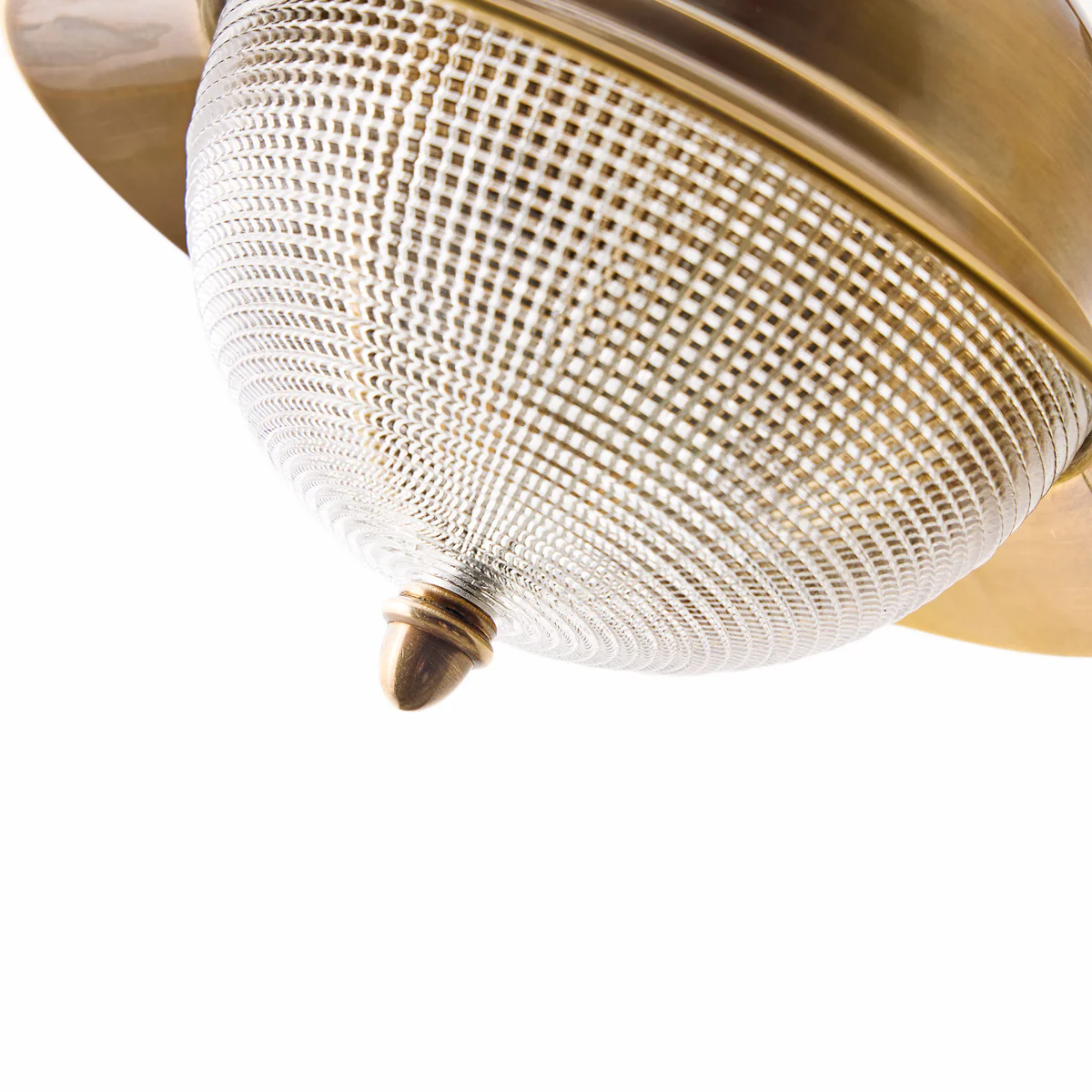 Holophane IP44 exterior wall light in brass - Image 3