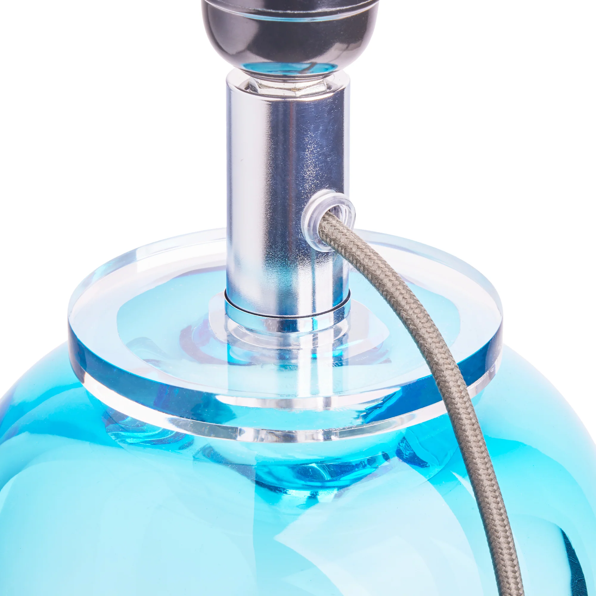 Horatio table lamp in blue - Image 7